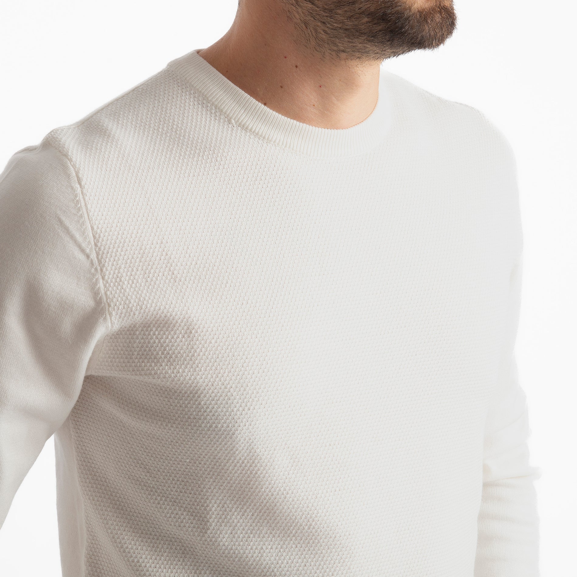 Maglioncino in Maglia M942 Bianco