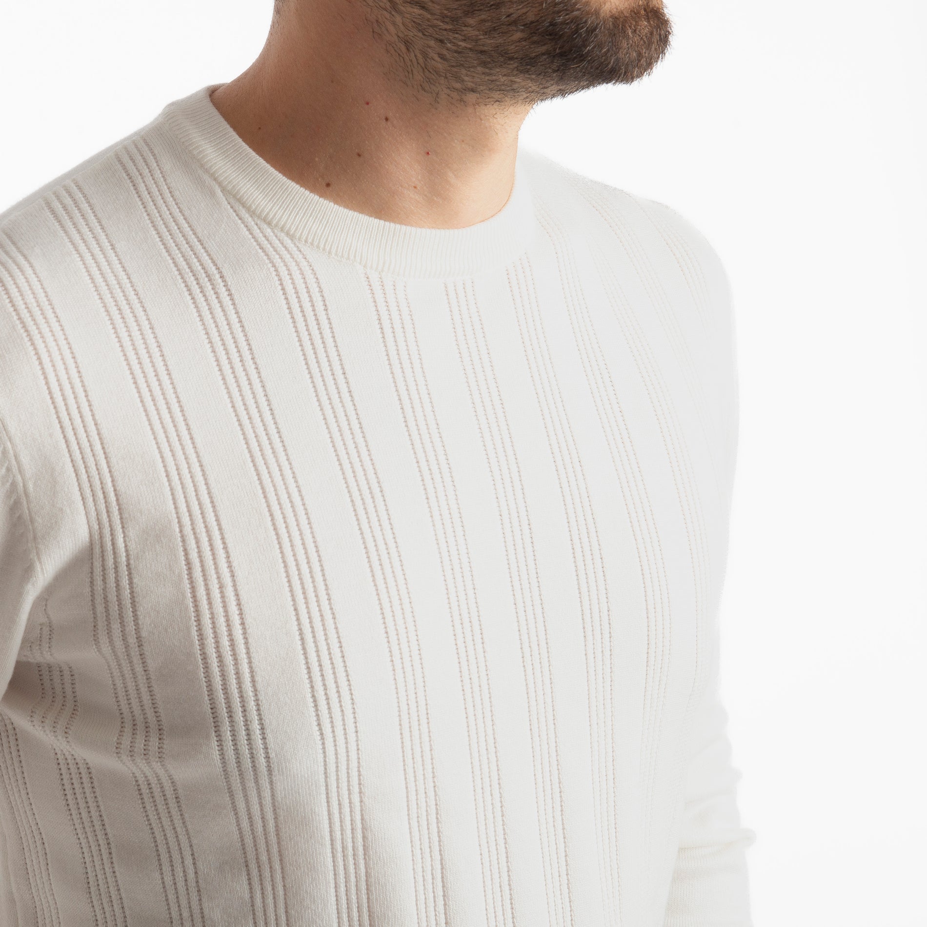 Maglioncino in Maglia M944 Bianco