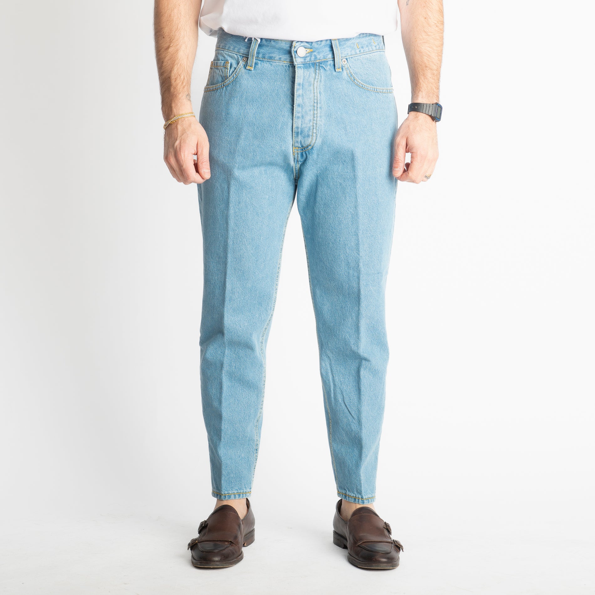 Jeans Carrot Fit Sky Wash