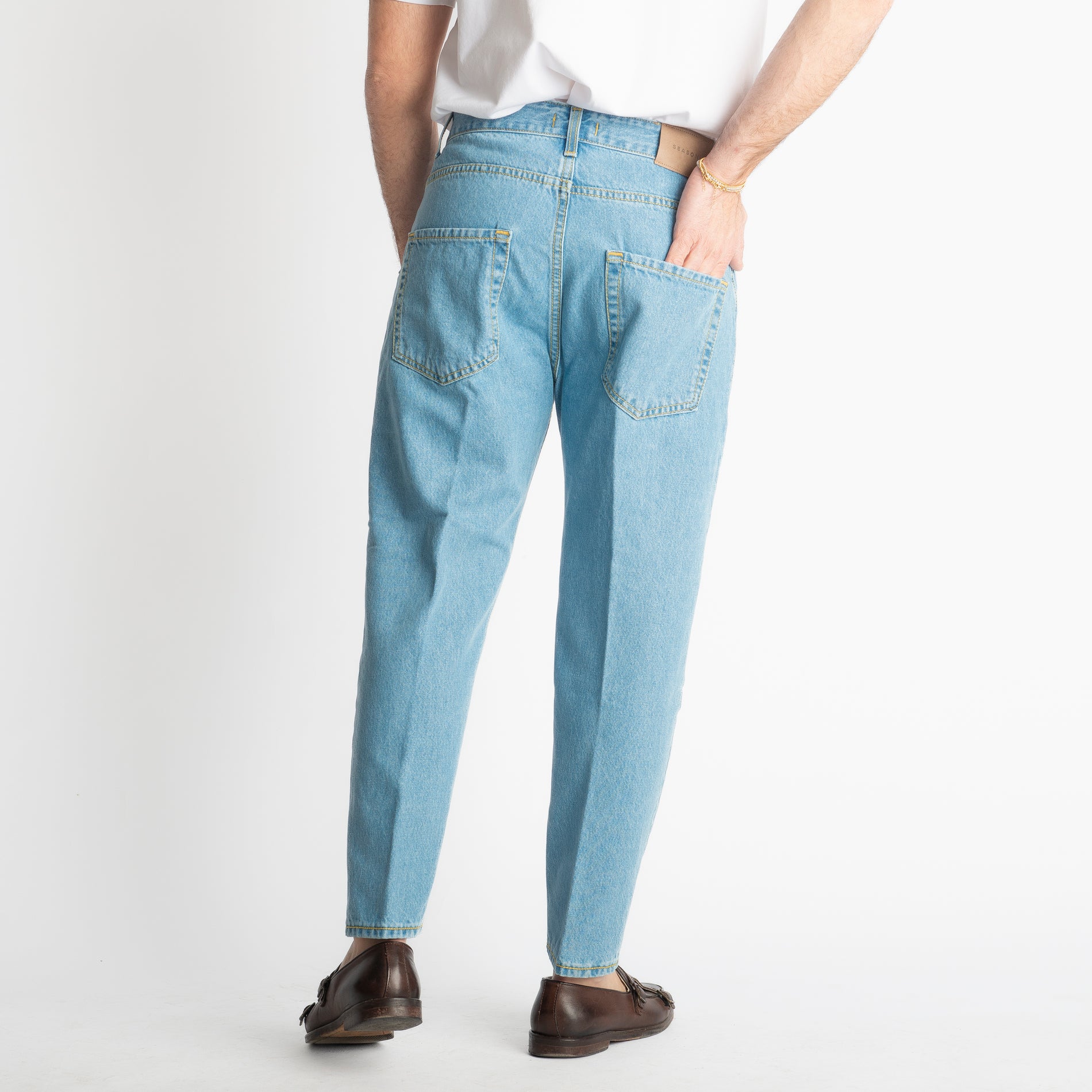Jeans Carrot Fit Sky Wash