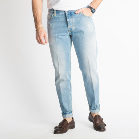 Jeans Straight Fit S184 - Cotone Mercerizzato