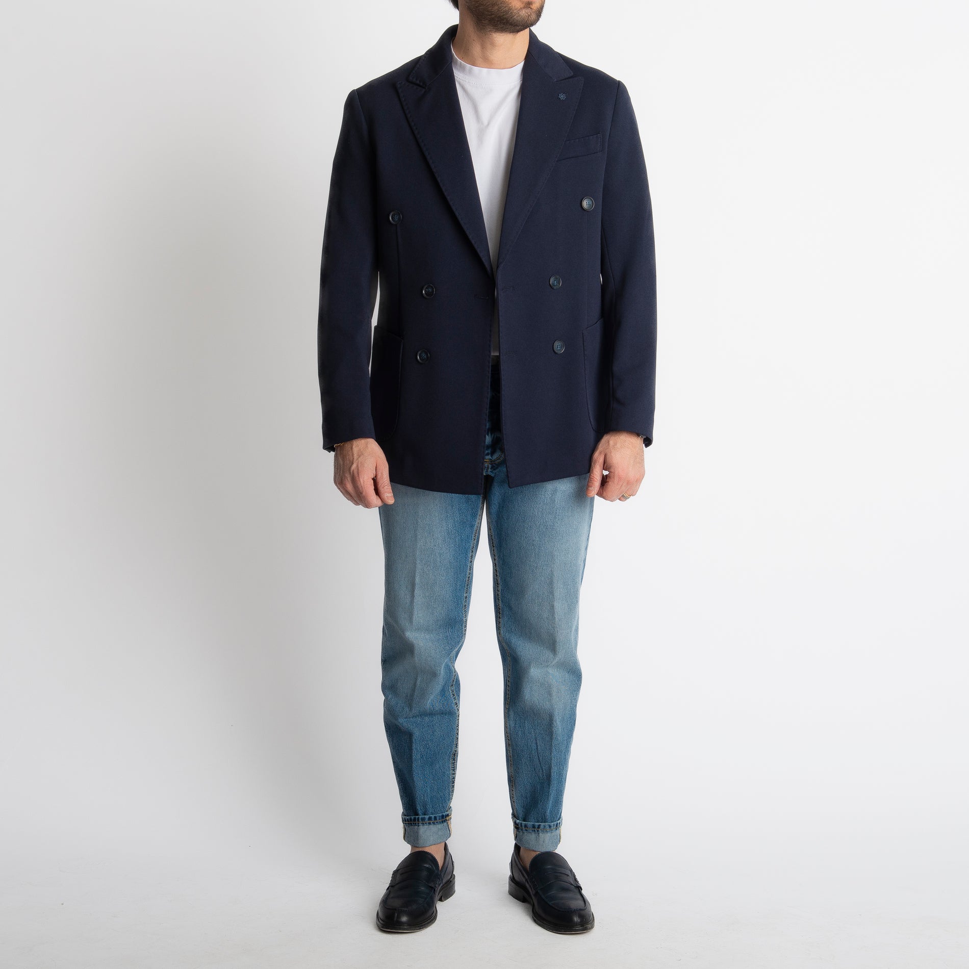 Giacca Brando Doppiopetto Blu