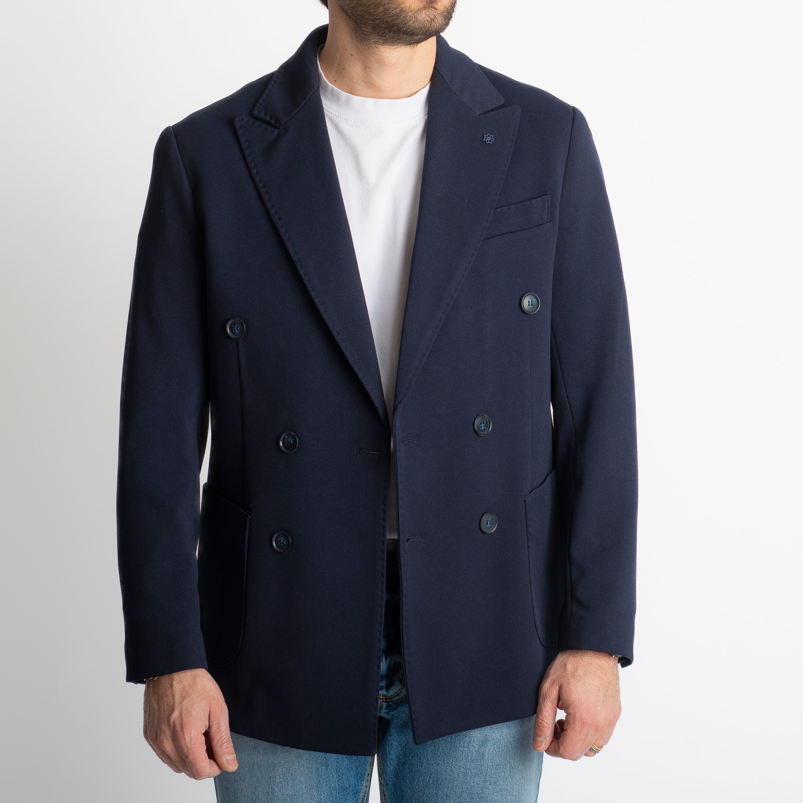 Giacca Brando Doppiopetto Blu