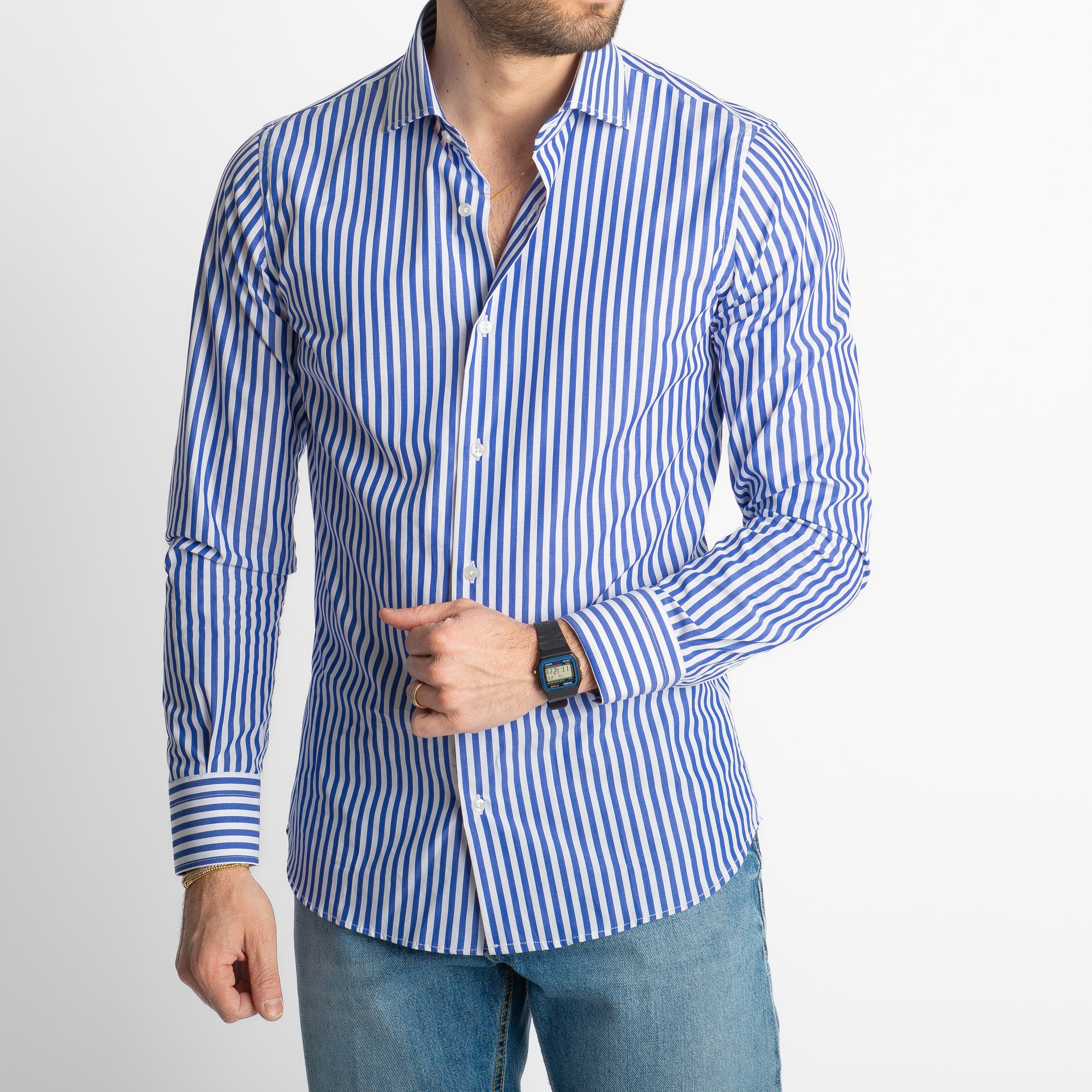 Camicia Rigo Largo Blu 276