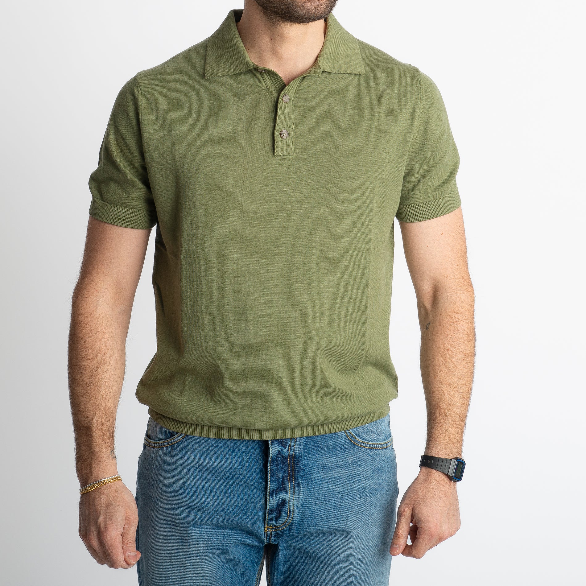 Polo Rimini Mezza Manica Verde