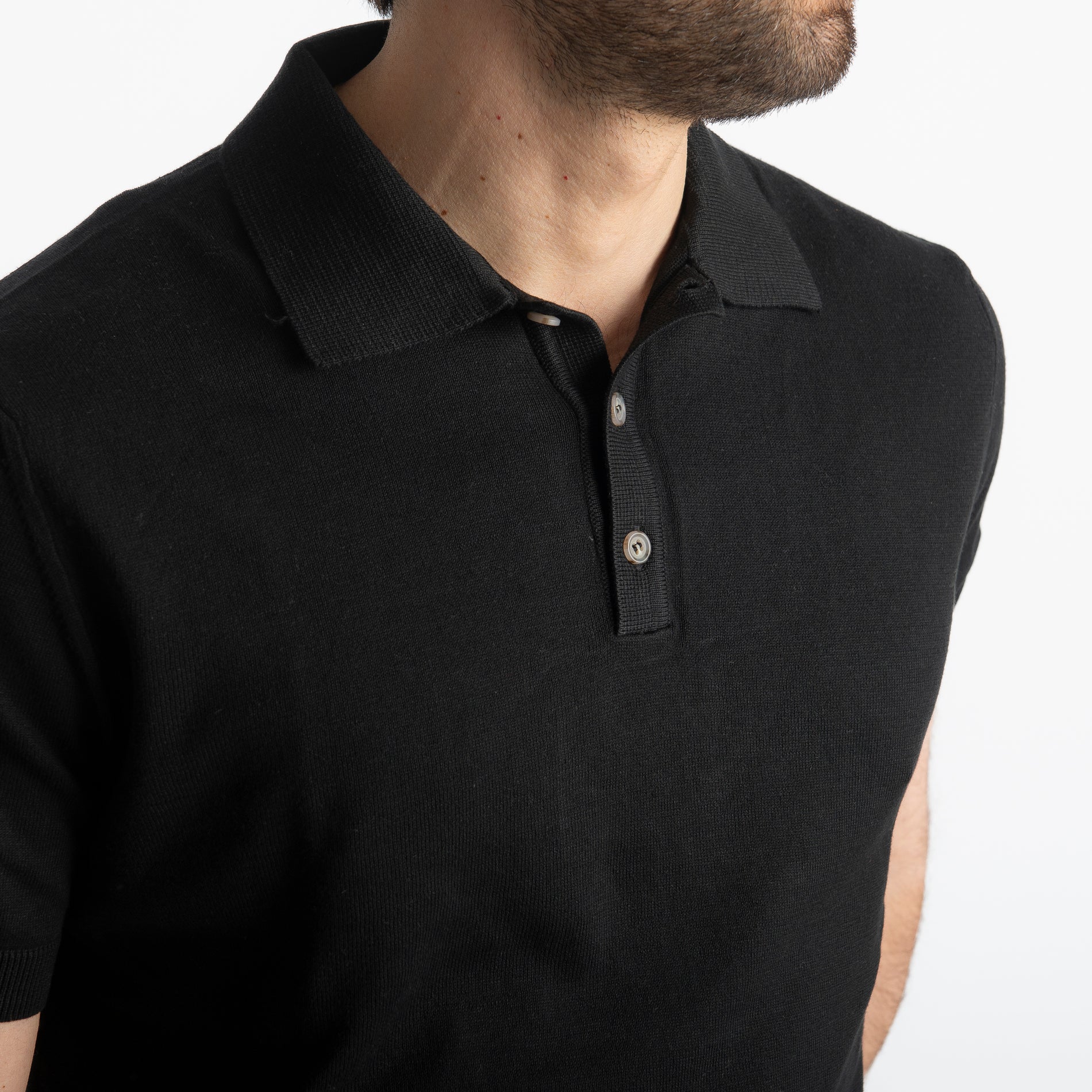 Polo Rimini Mezza Manica Nero