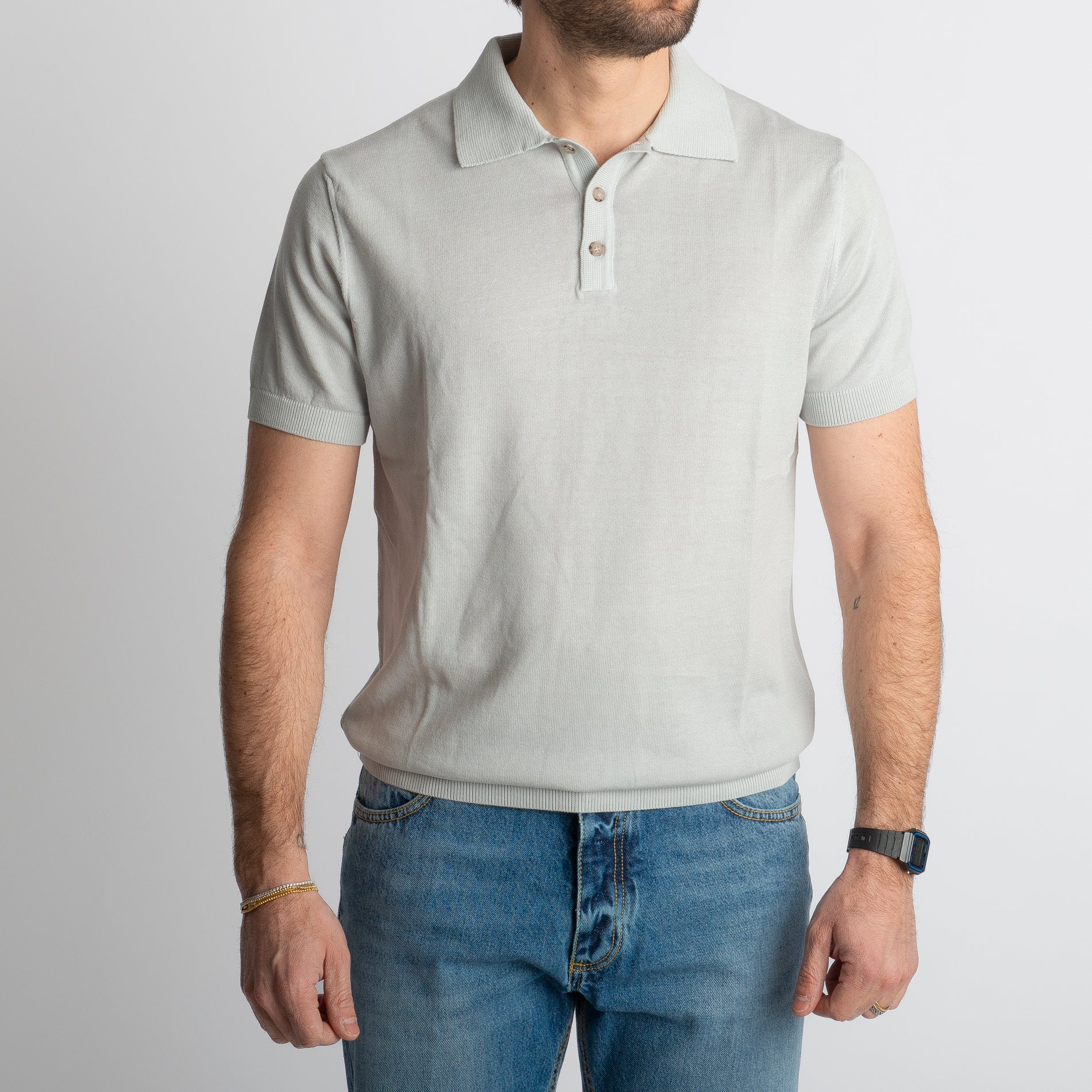 Polo Rimini Mezza Manica Ghiaccio