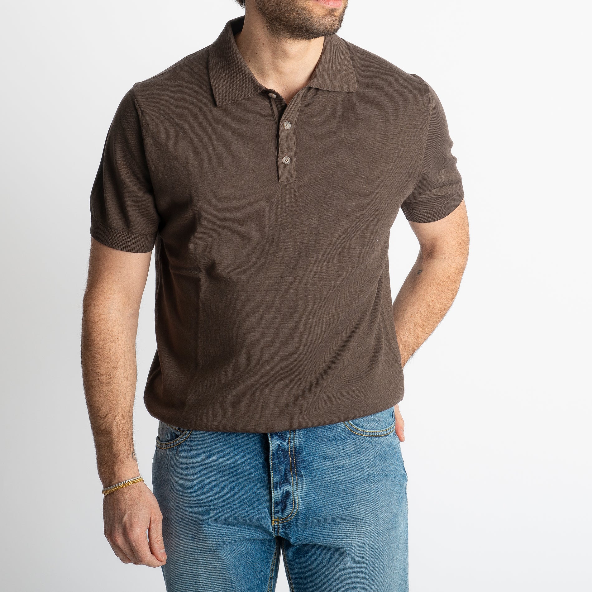 Polo Rimini Mezza Manica Moro