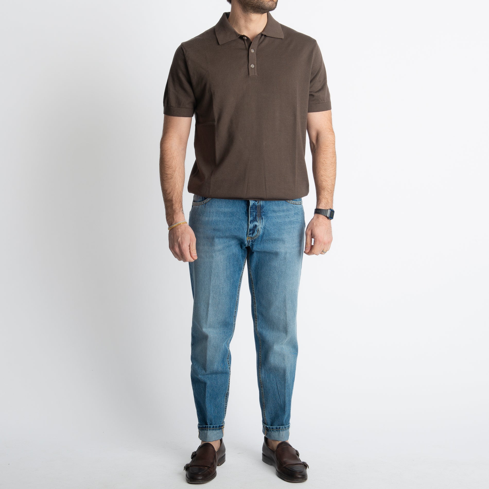 Polo Rimini Mezza Manica Moro