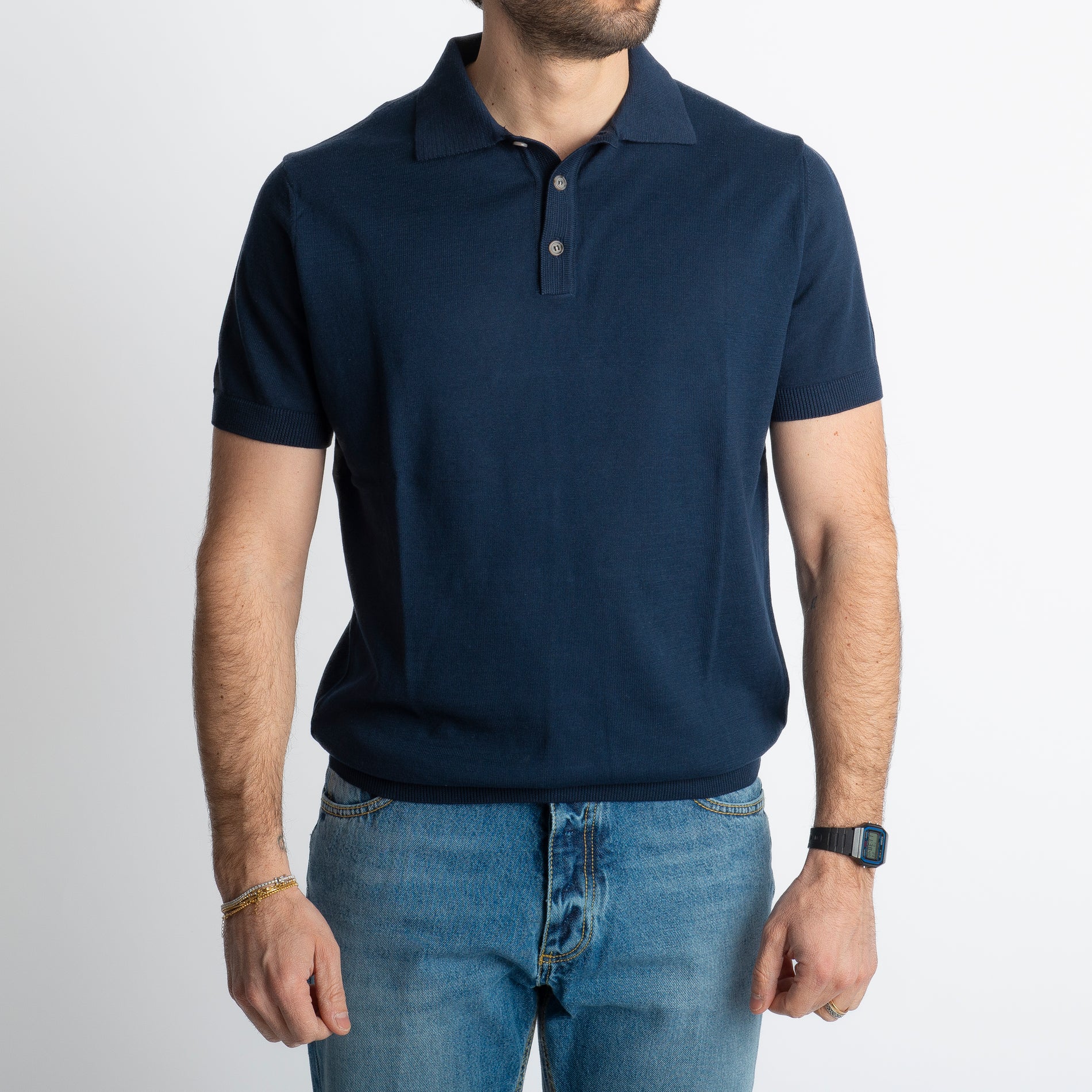 Polo Rimini Mezza Manica Blu