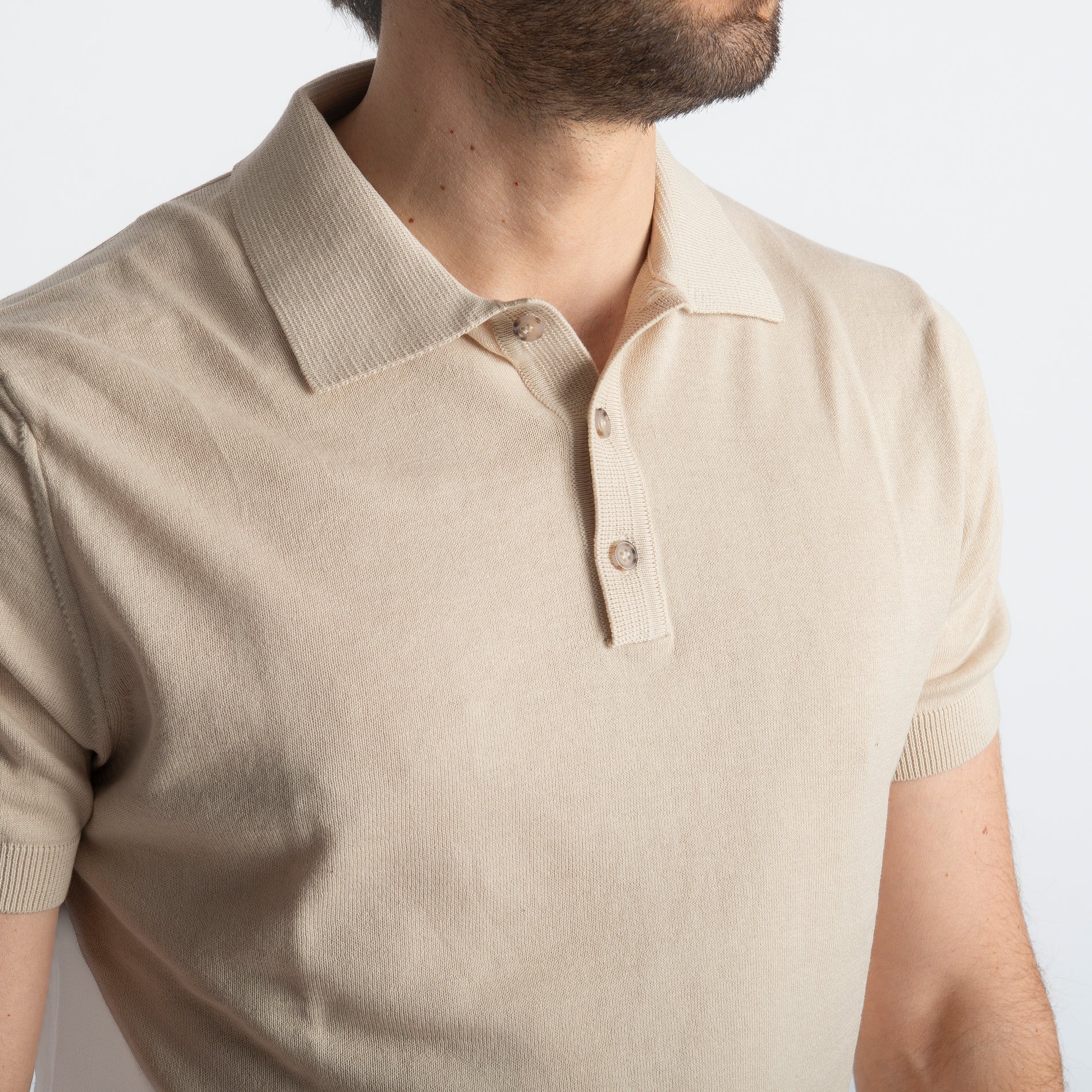 Polo Rimini Mezza Manica Beige
