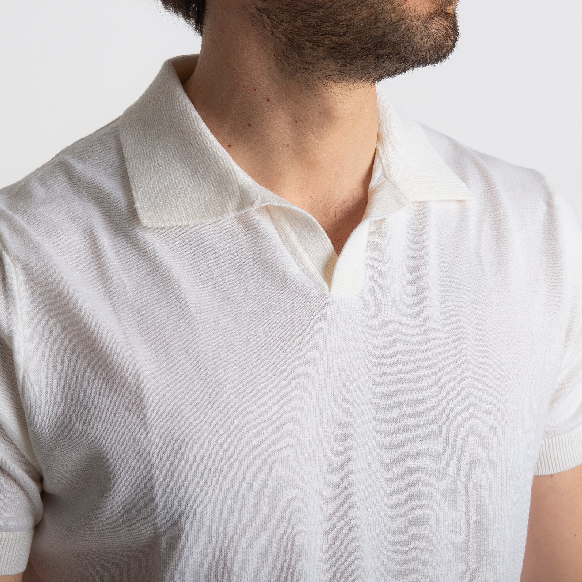 Polo Derby Rimini Mezza Manica Panna