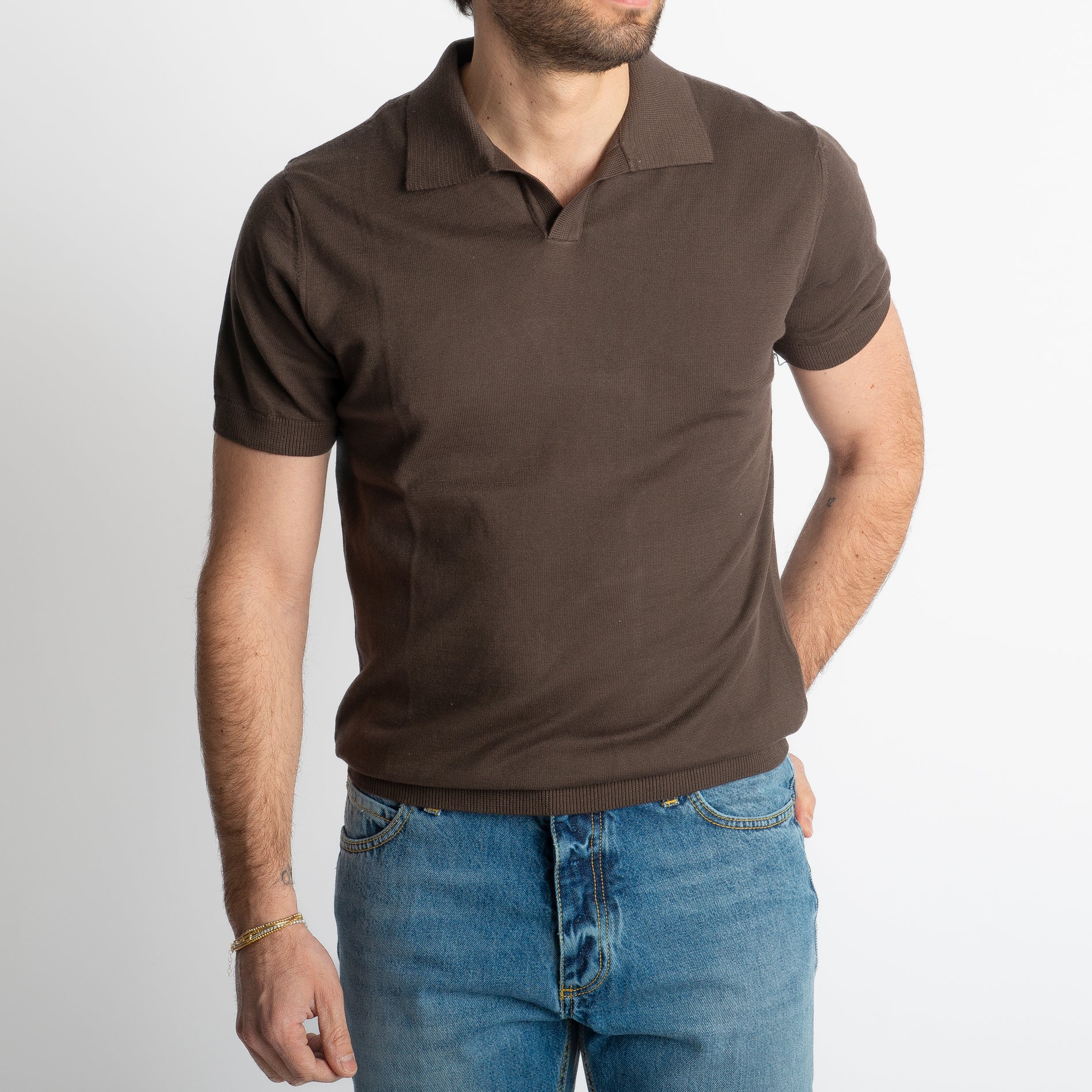 Polo Derby Rimini Mezza Manica Moro