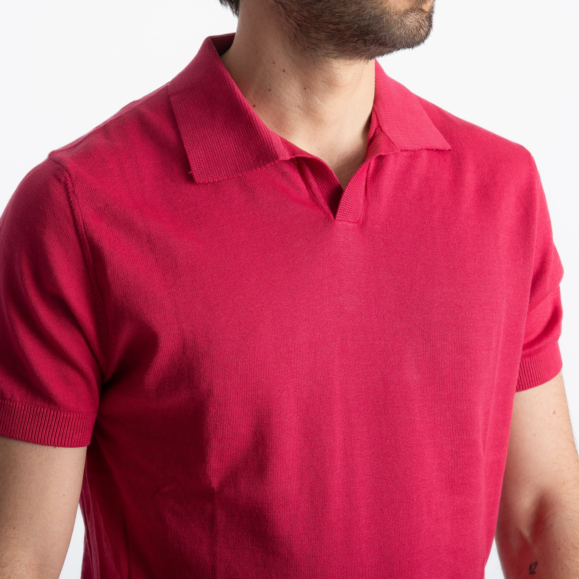 Polo Derby Rimini Mezza Manica Corallo