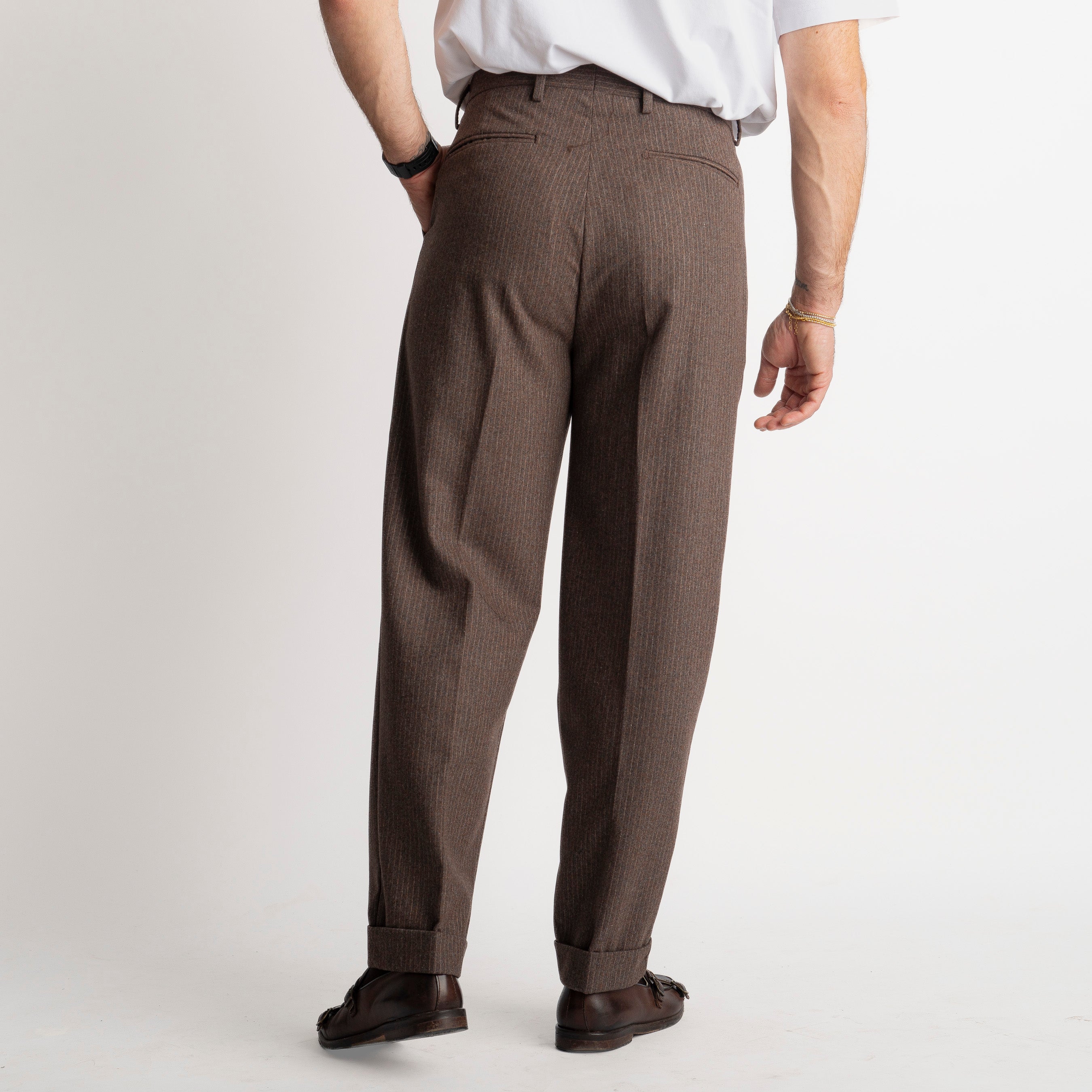 Pantalone Mecenate TO8033 in Lana Testa di Moro