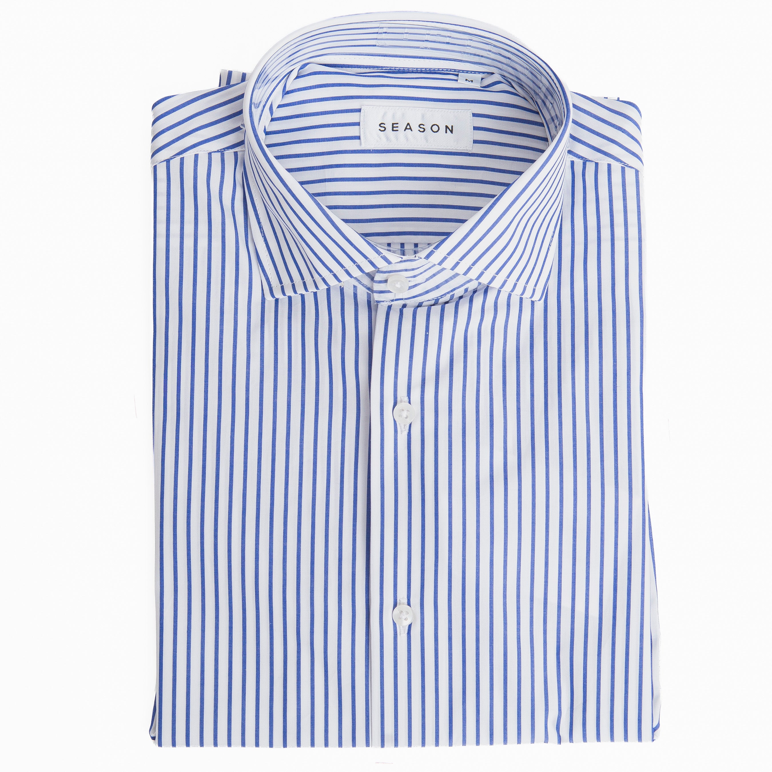 Camicia Rigata Blu 276