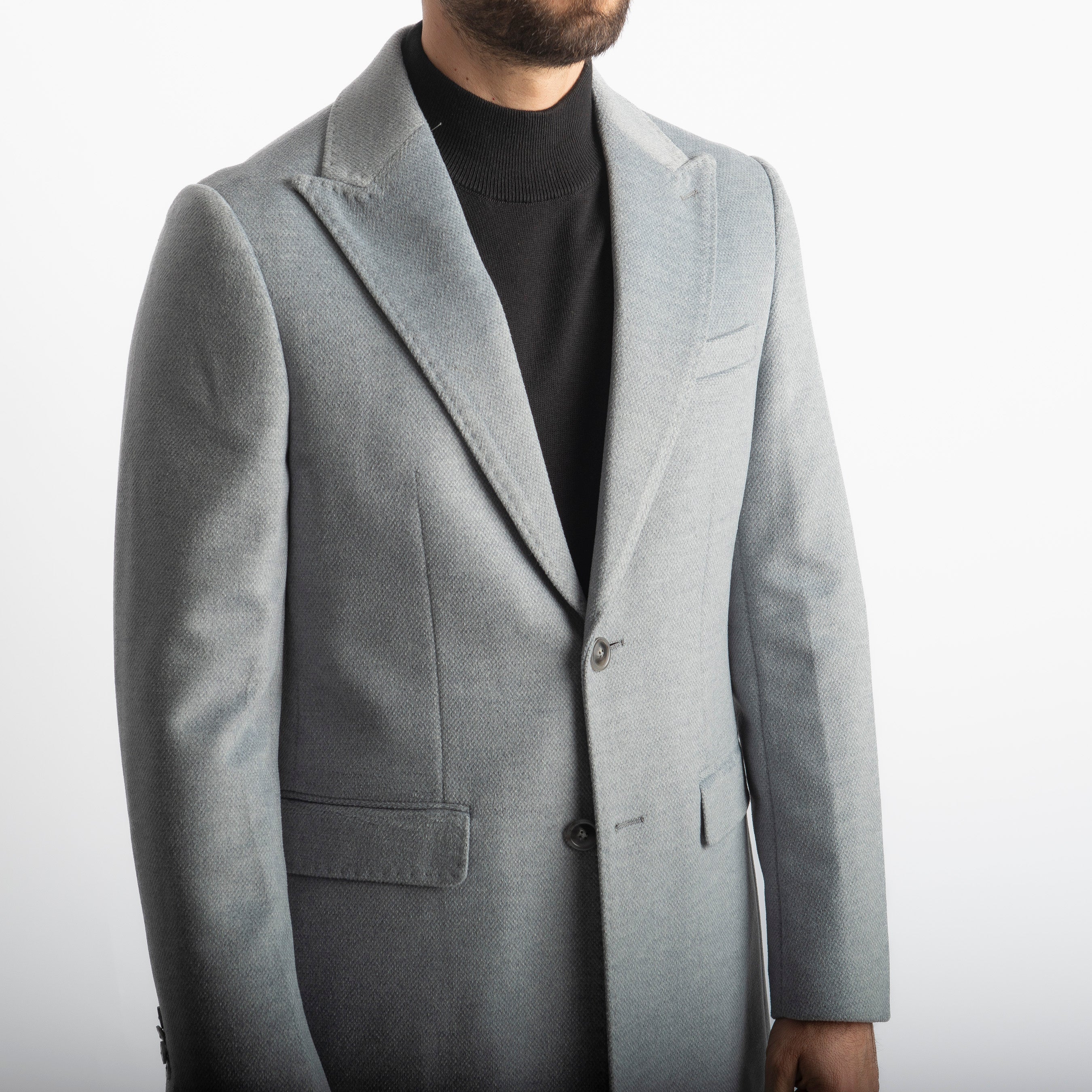 Cappotto Uomo DF18 Grigio