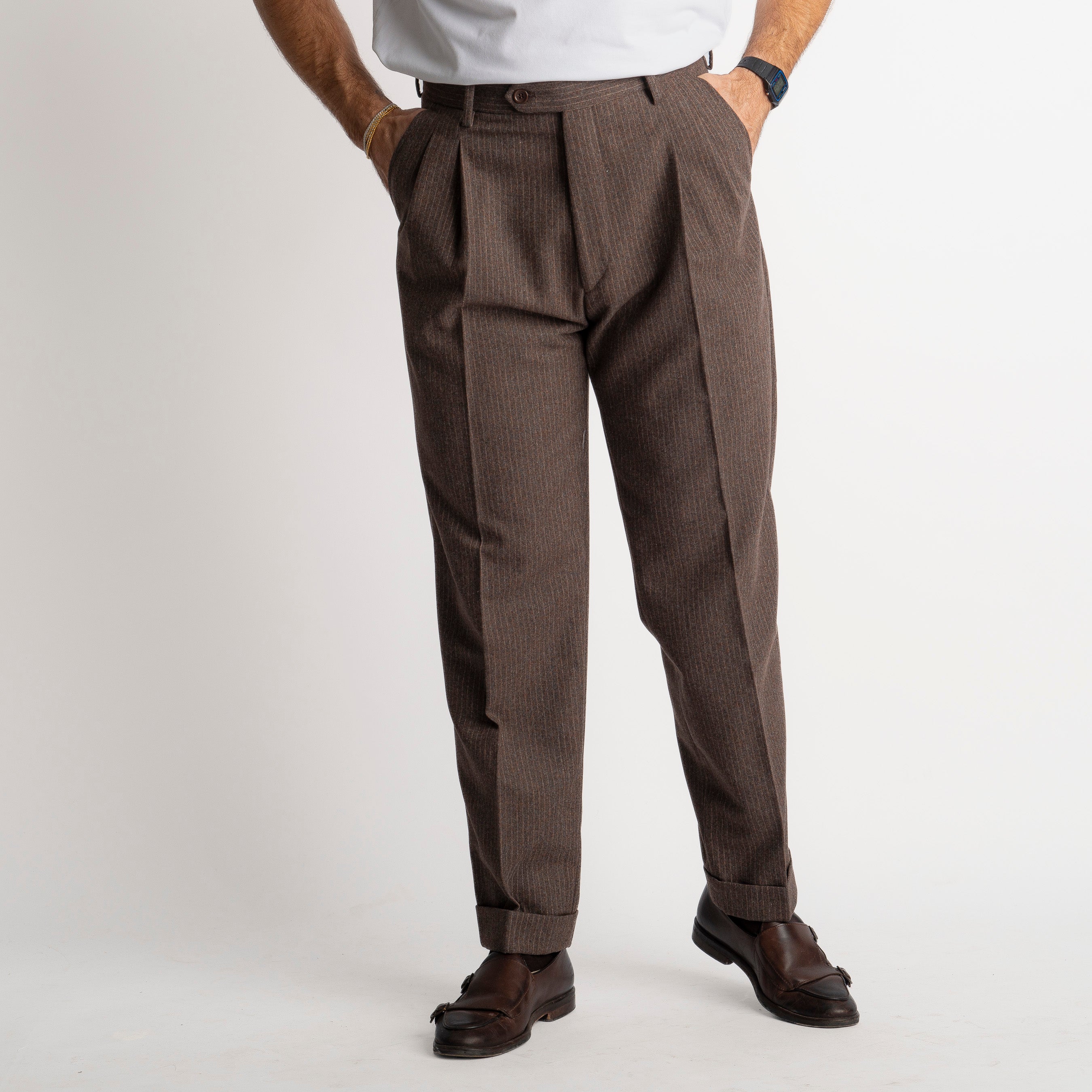 Pantalone Mecenate TO8033 in Lana Testa di Moro