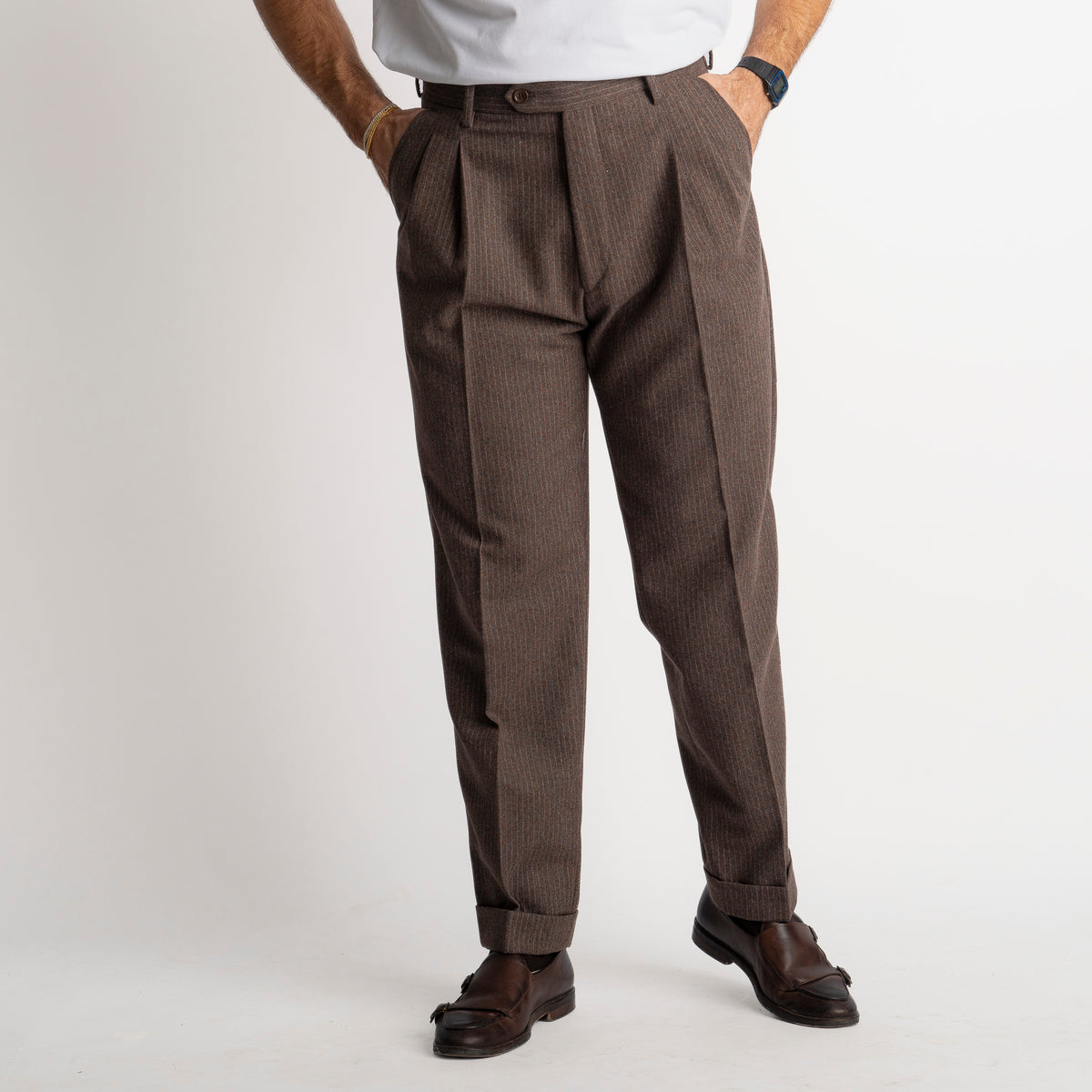Pantalone Mecenate TO8033 in Lana Testa di Moro