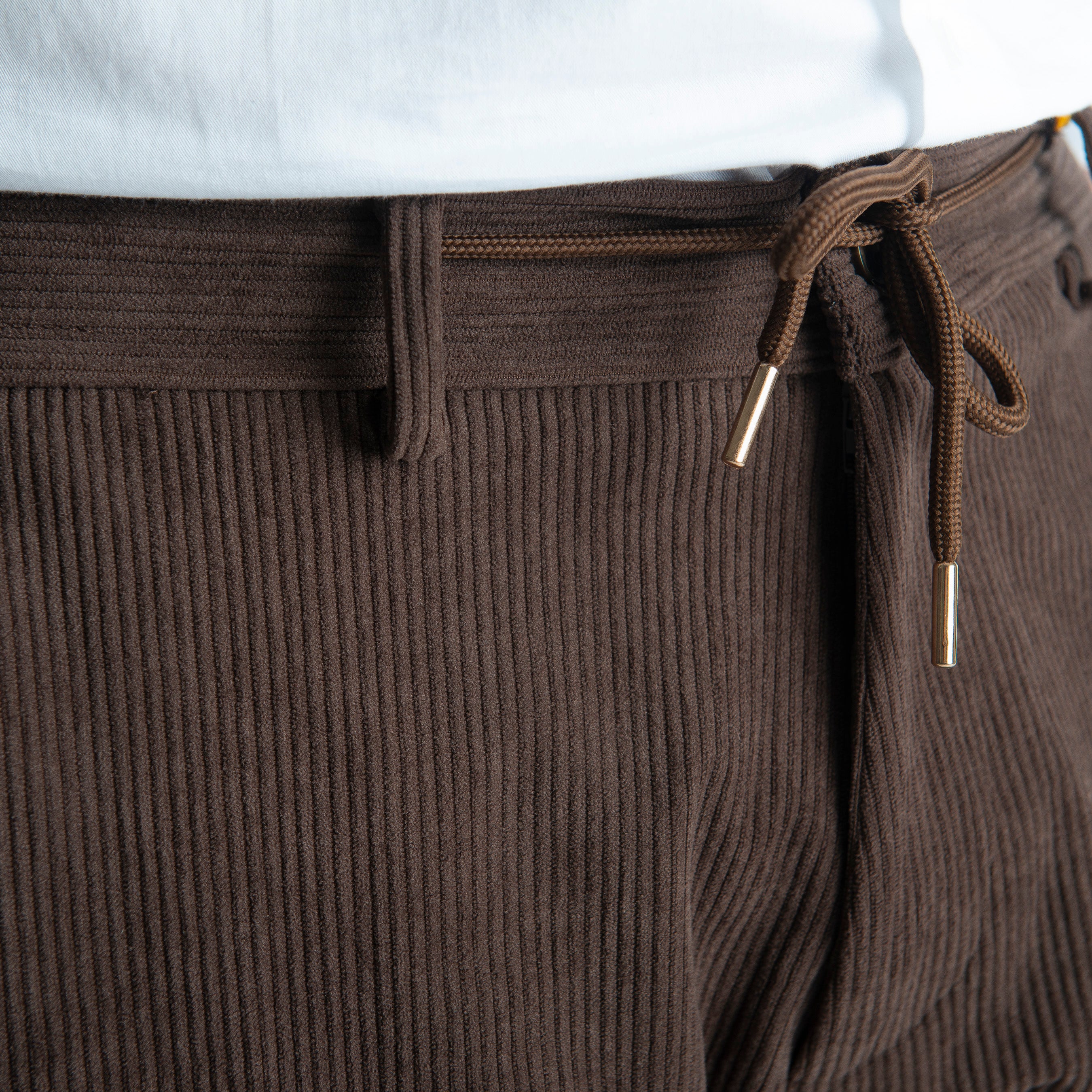 Pantalone Ischia Velluto a Coste Marrone