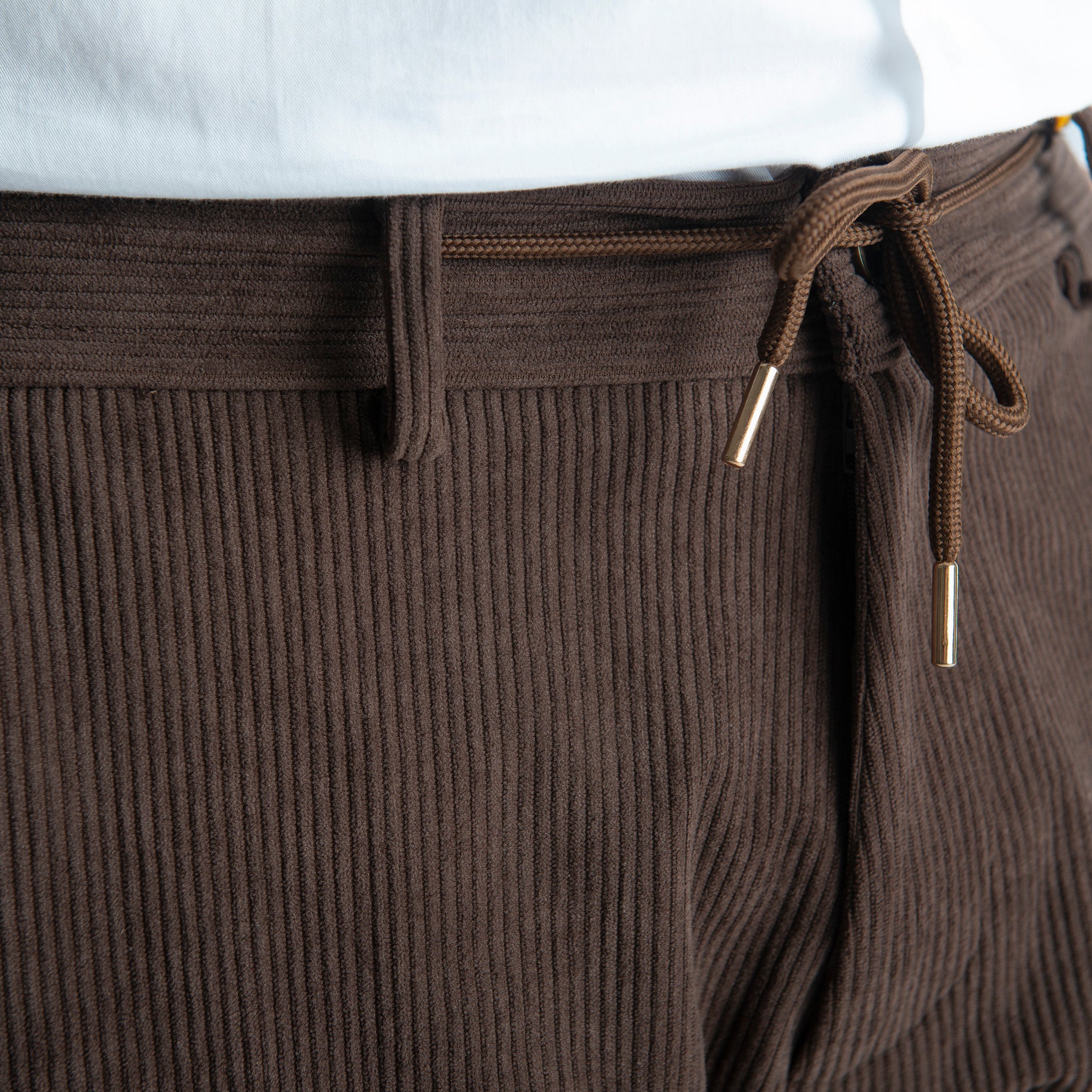 Pantalone Ischia Velluto a Coste Marrone