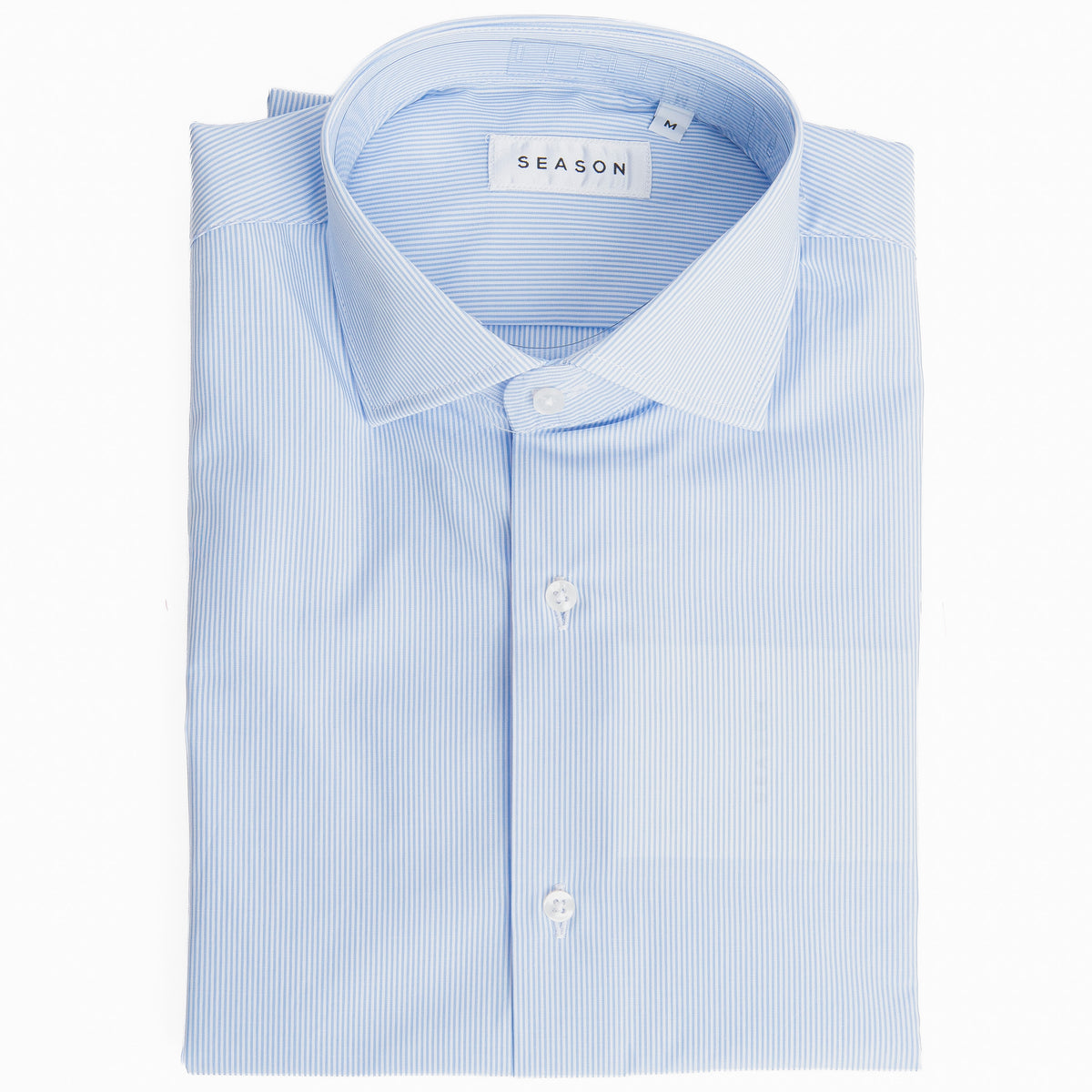 Camicia Mille Righe Celeste 254