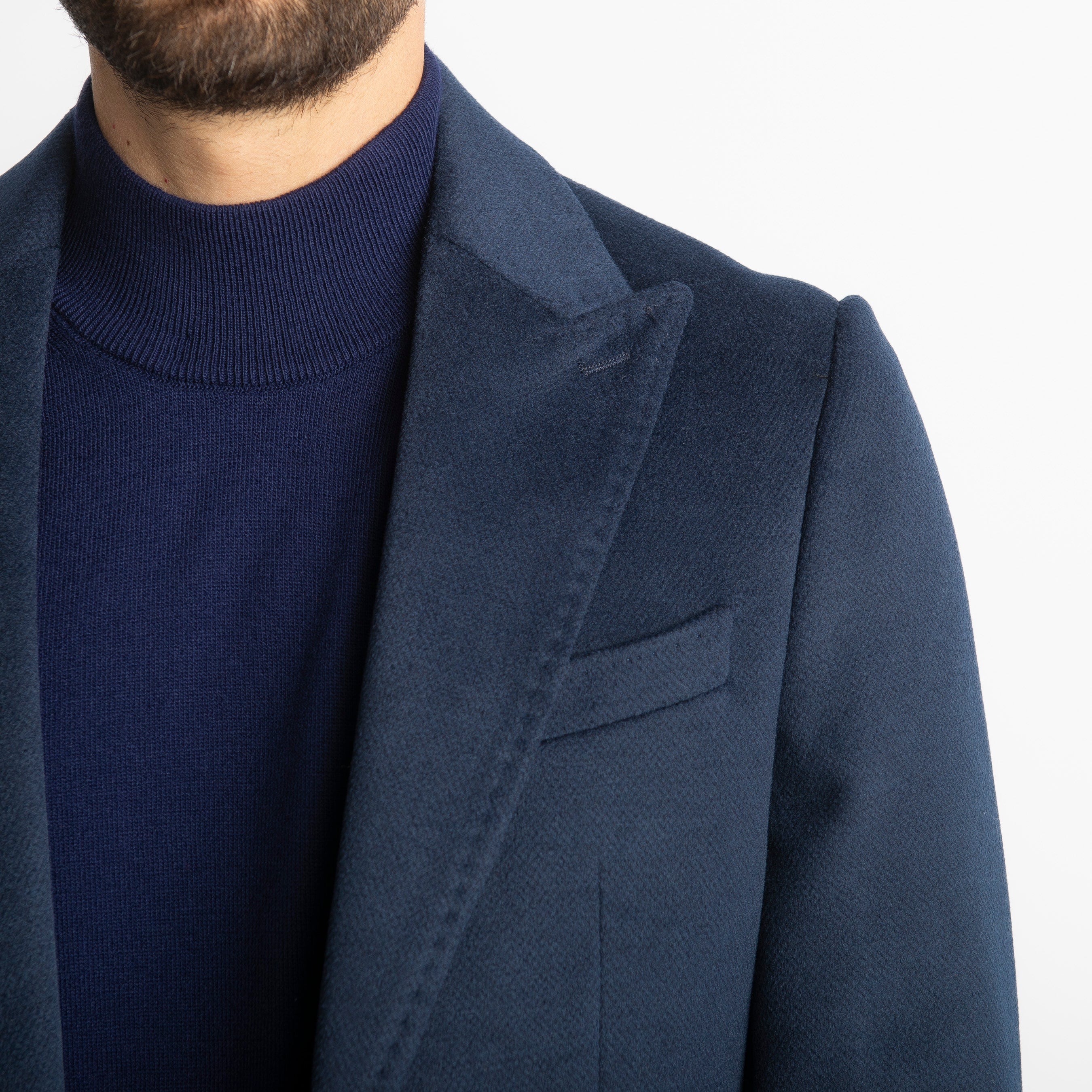 Cappotto Uomo DF18 Blu
