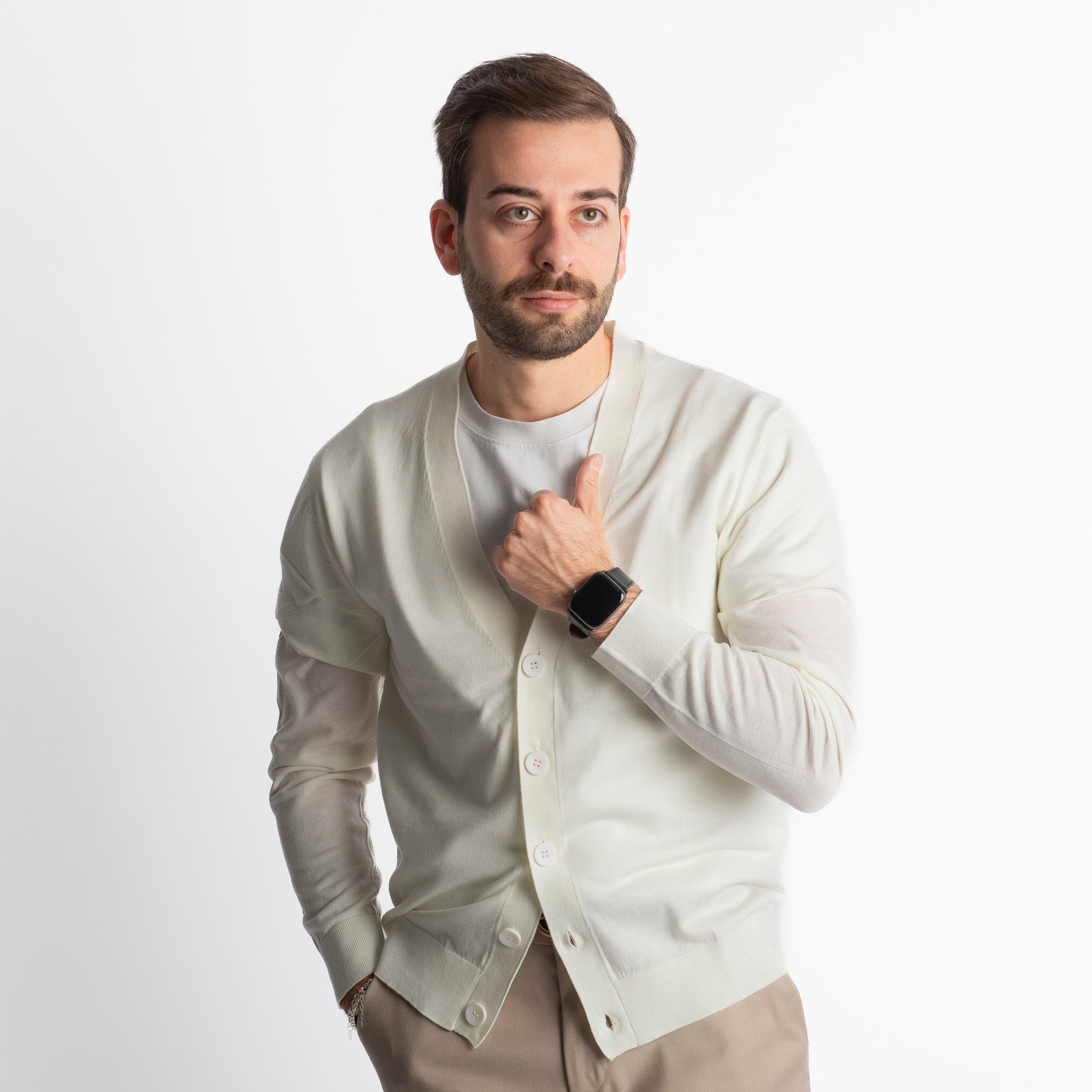 Cardigan 2133 Panna