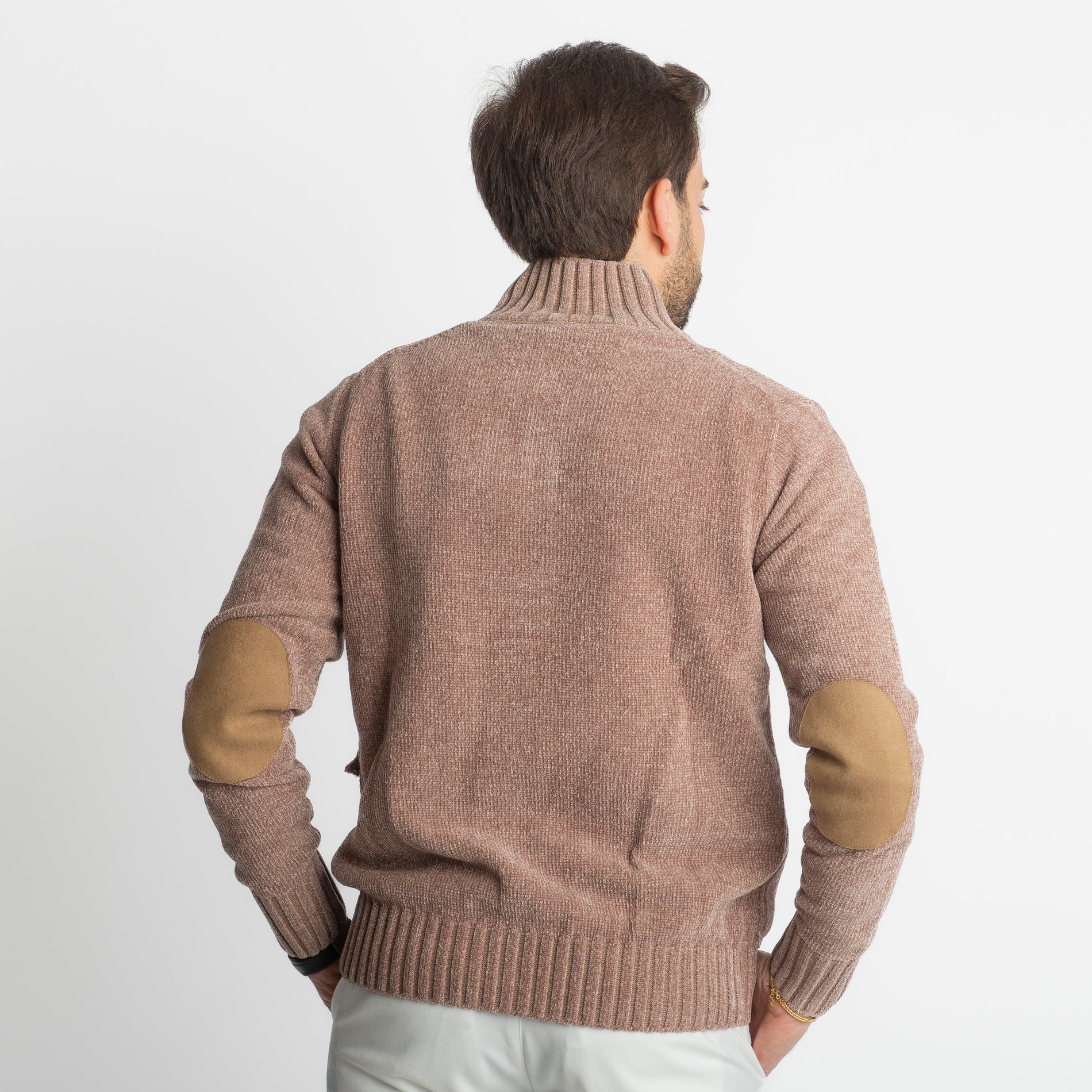 Maglione Saint Moritz In Ciniglia Fango