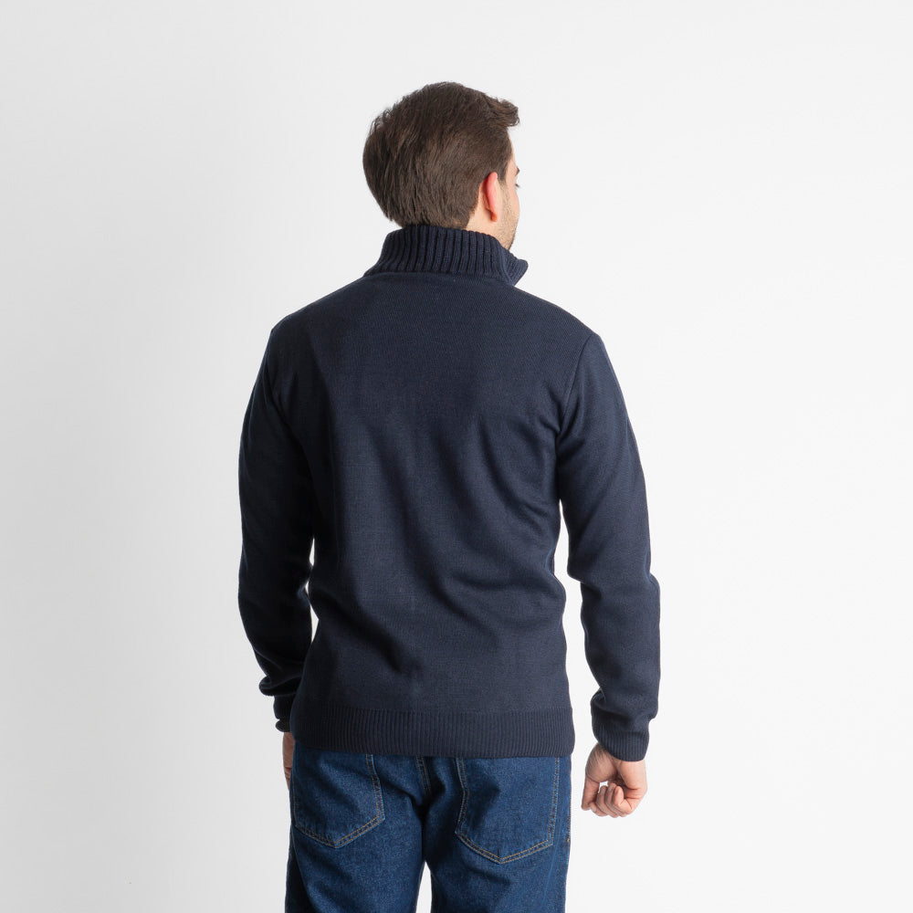 Maglione Barolo Doppio Cursore Blu