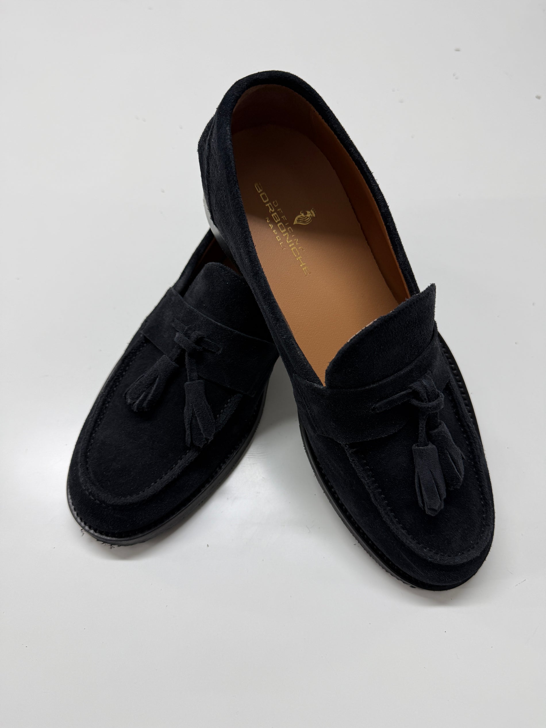 Mocassino Uomo Campanile Scamosciato Blu