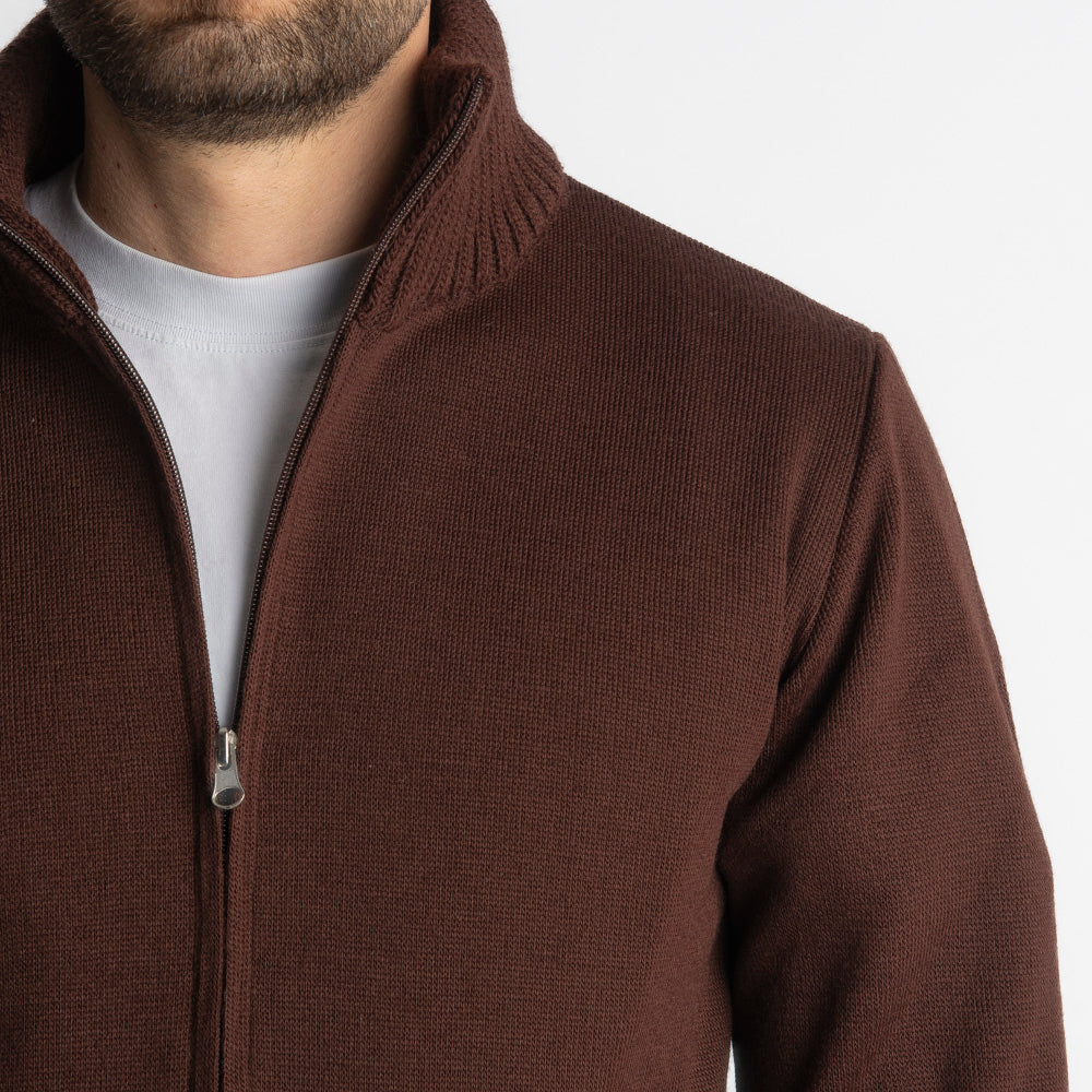 Maglione Barolo Doppio Cursore Moro