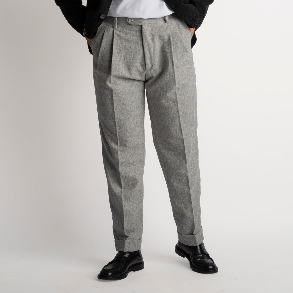 Pantalone Mecenate TO8033 in Lana Grigio