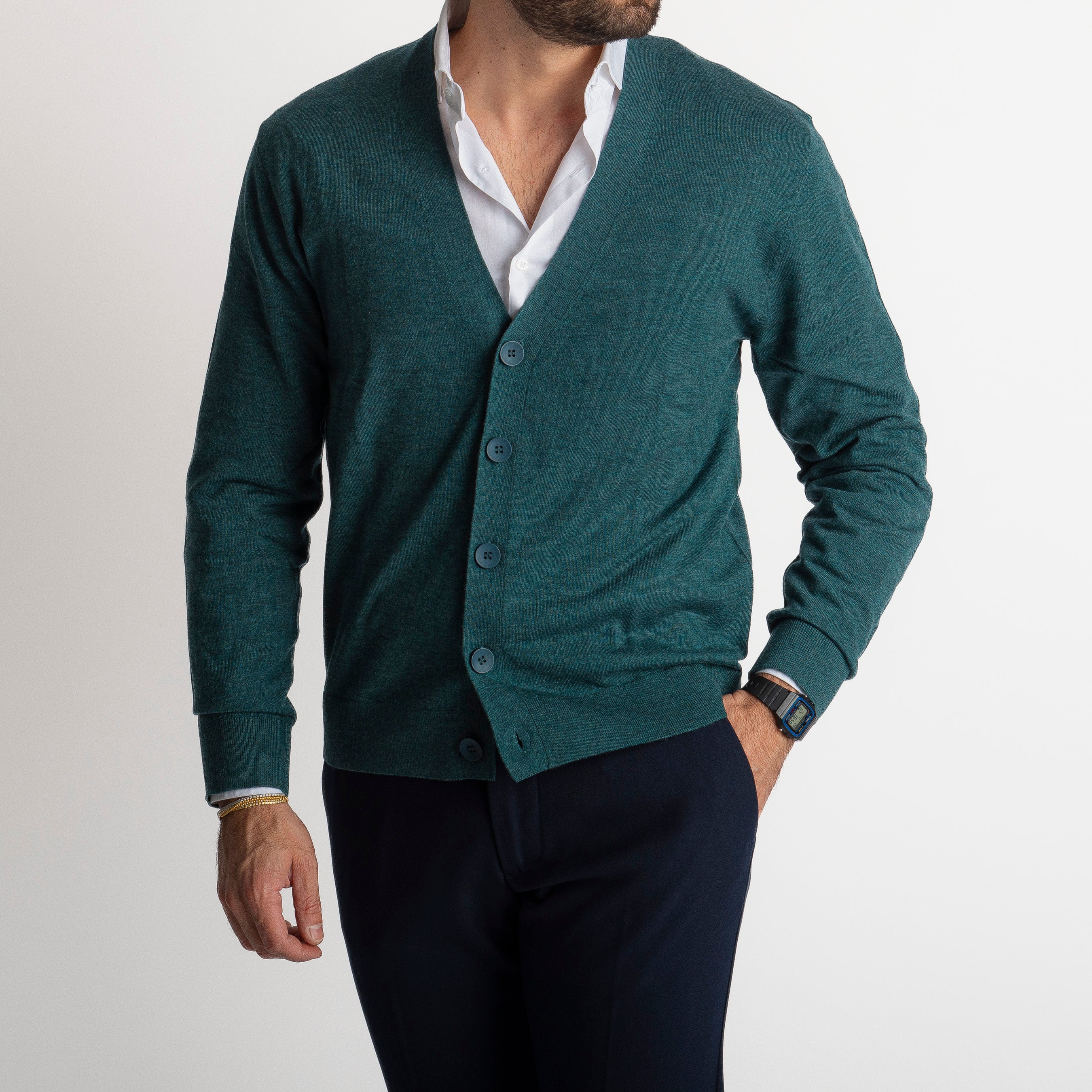 Cardigan ZL33 Verde Loden