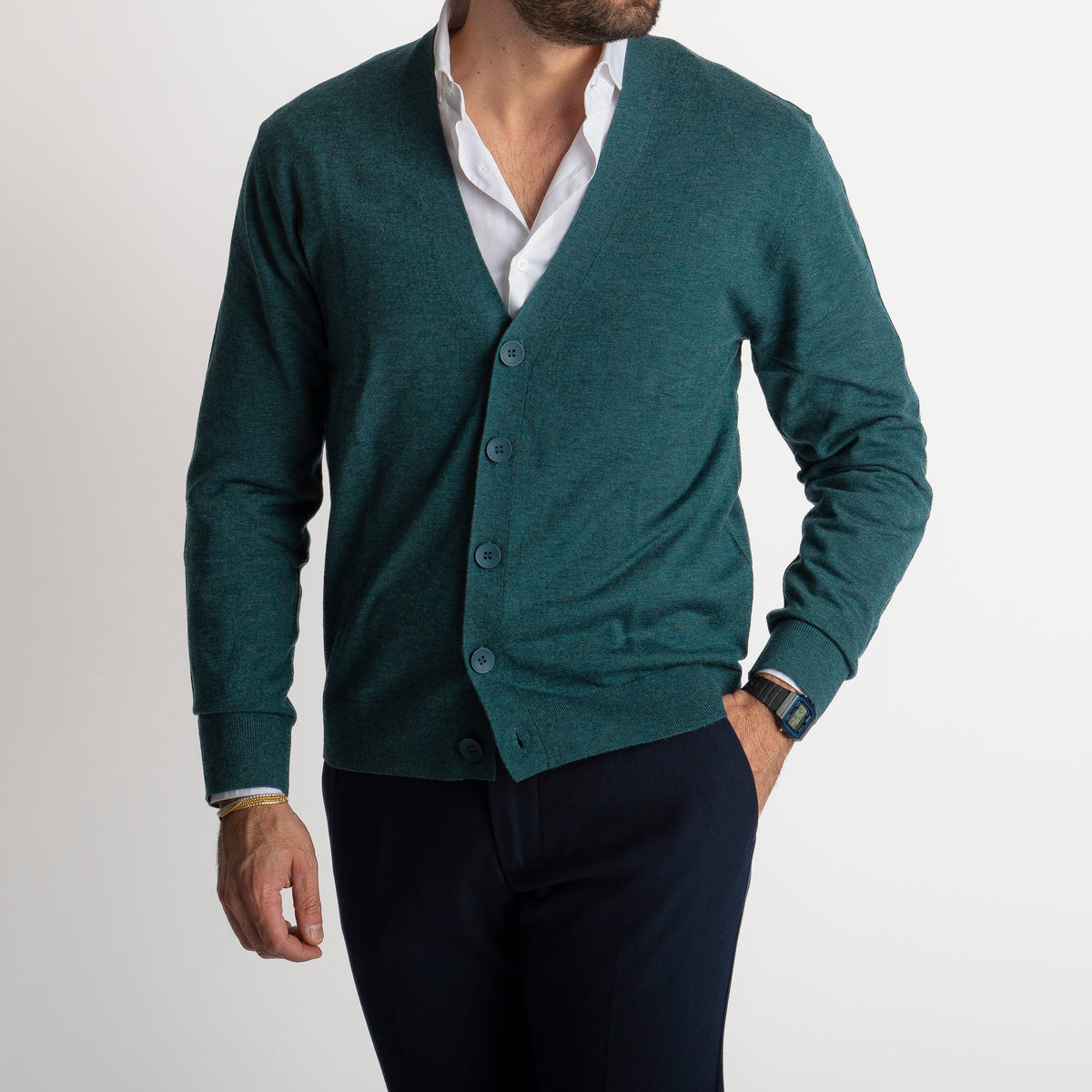 Cardigan ZL33 Verde Loden