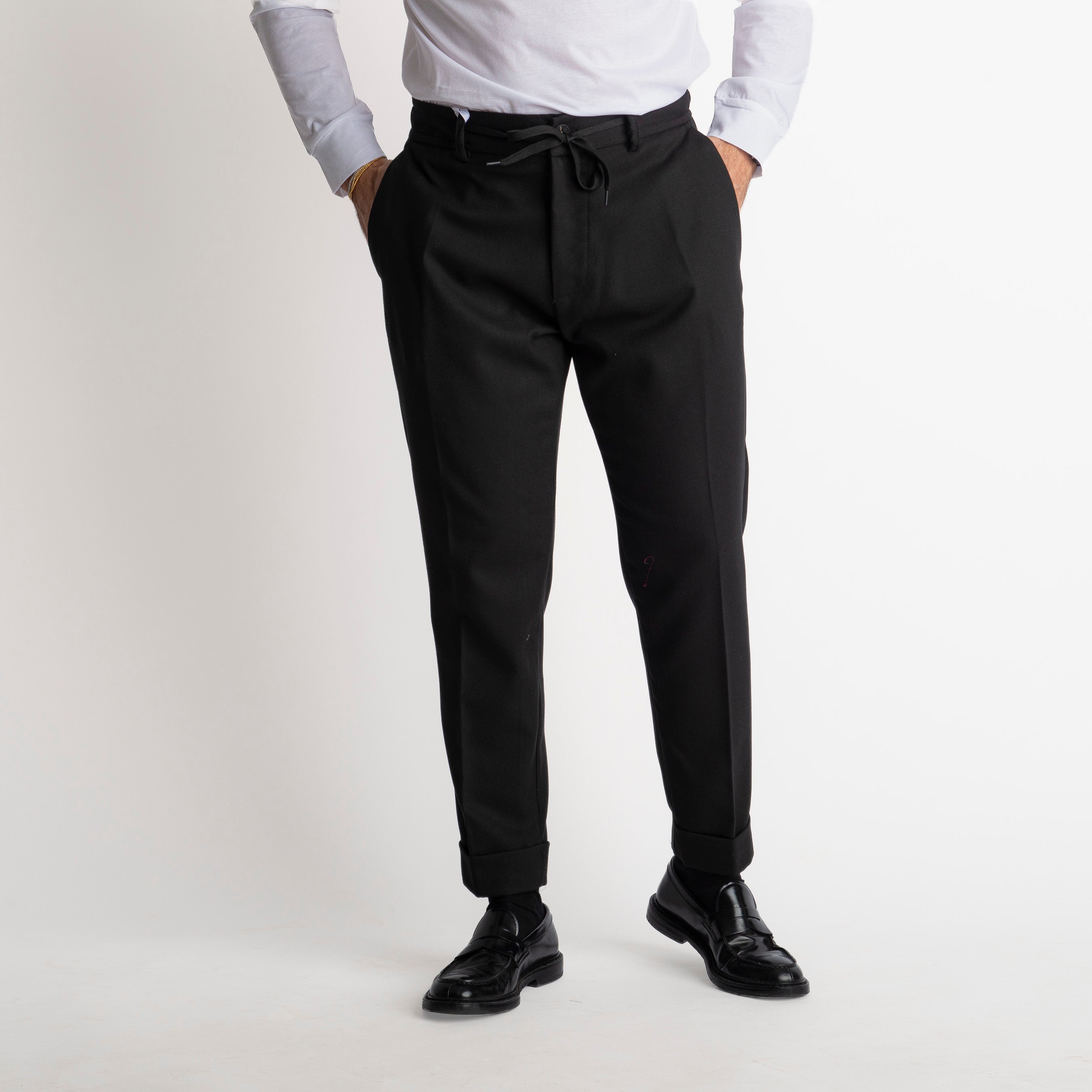 Pantalaccio Malta in Gabardina Nero
