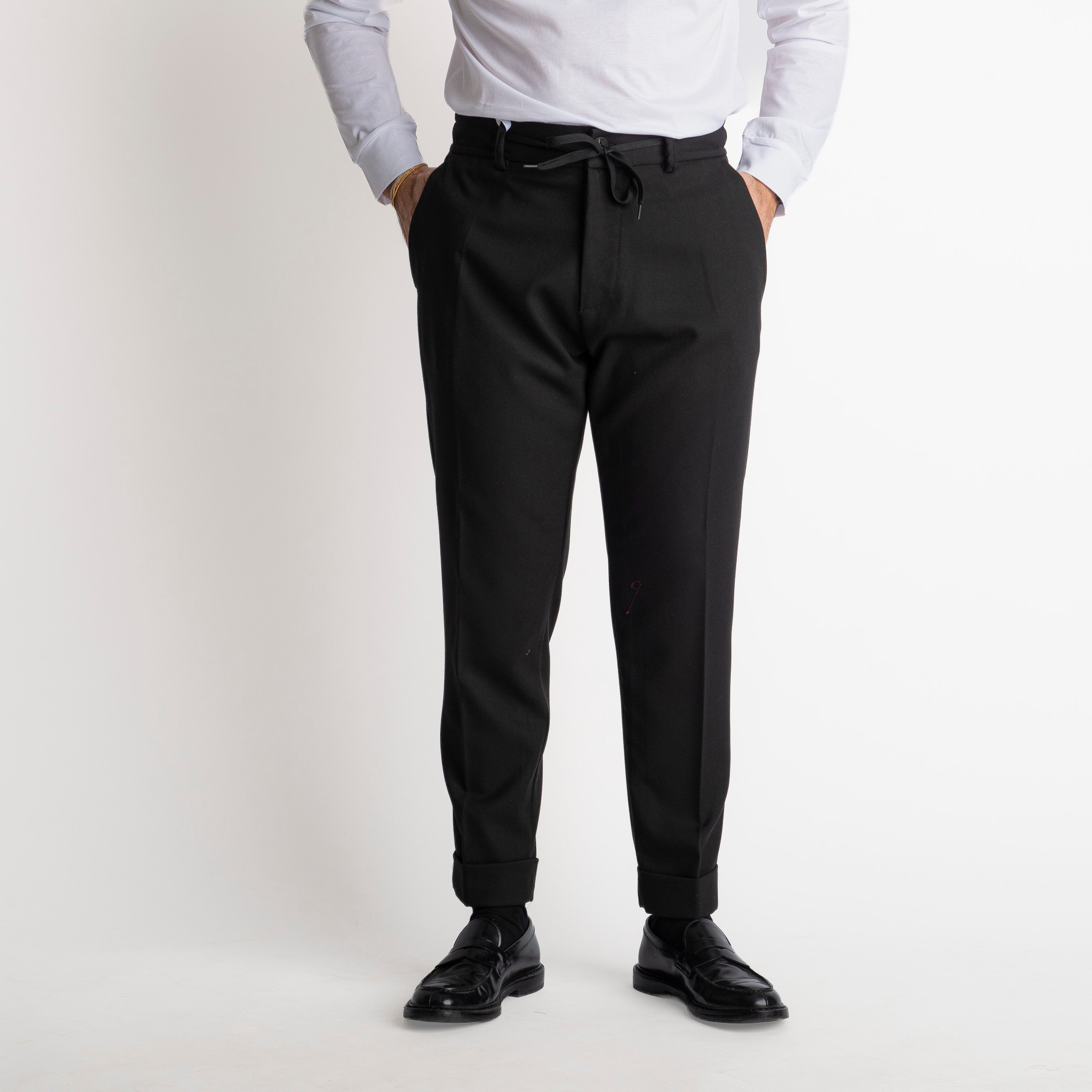 Pantalaccio Malta in Gabardina Nero