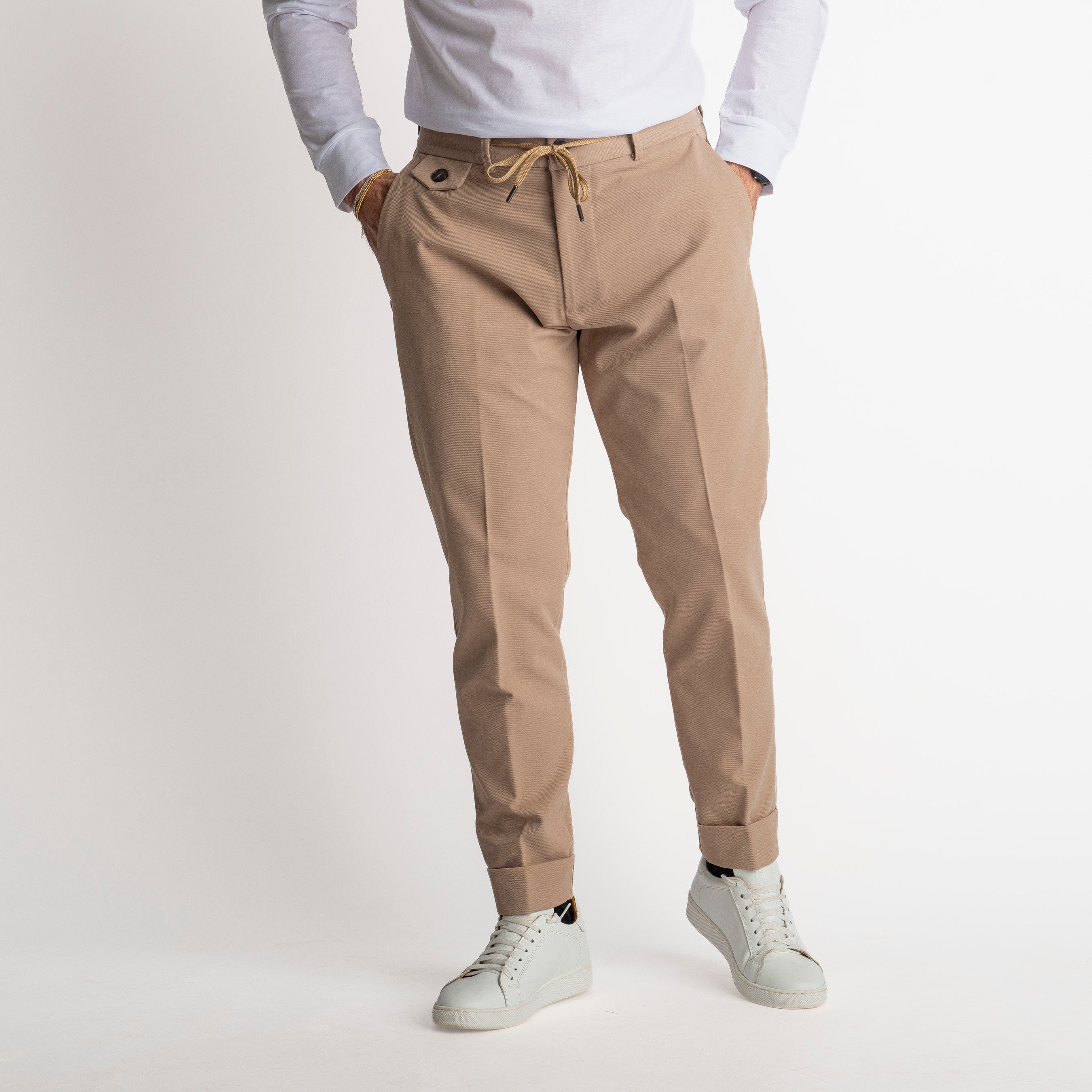 Pantalaccio Malta in Gabardina Beige