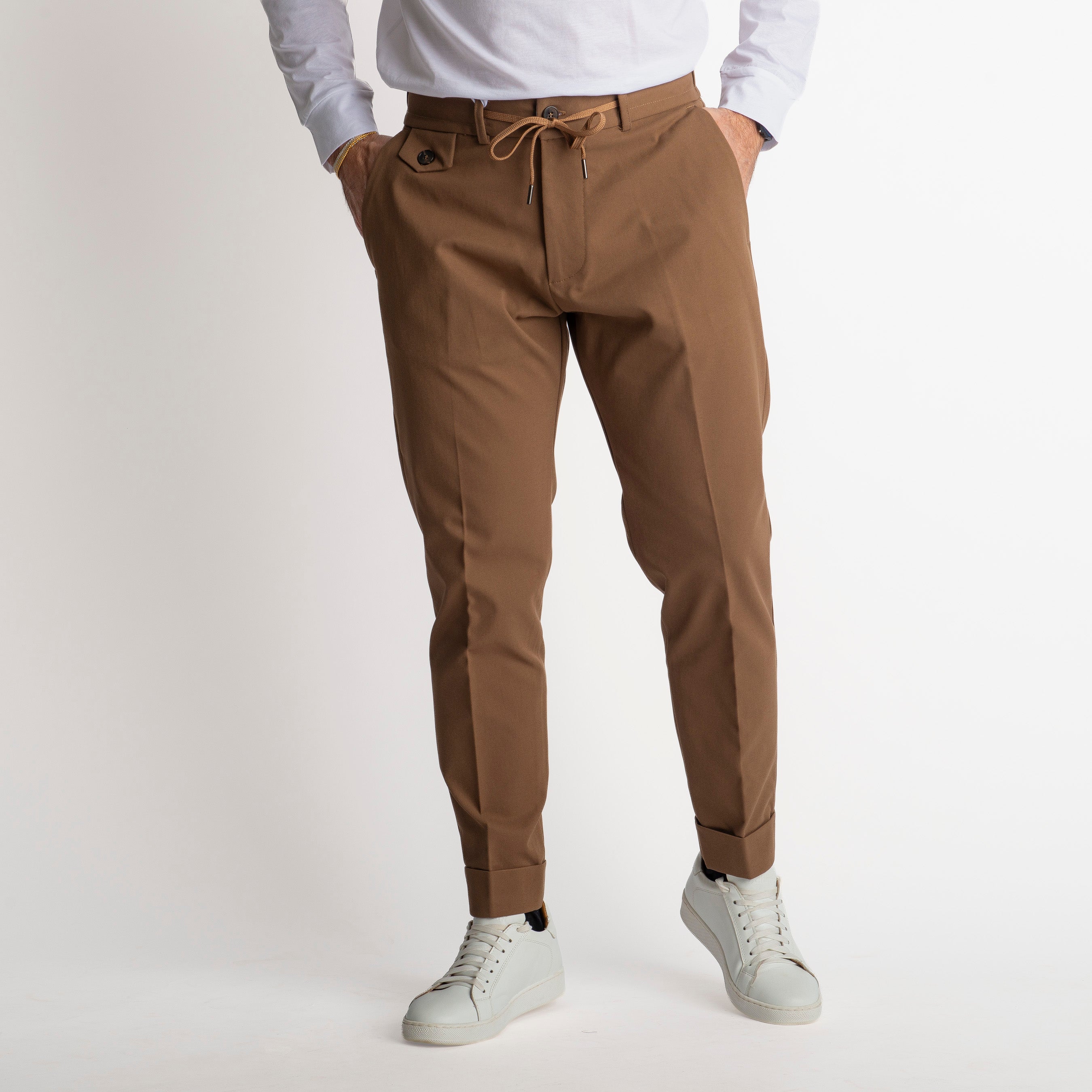 Pantalaccio Malta in Gabardina Nocciola