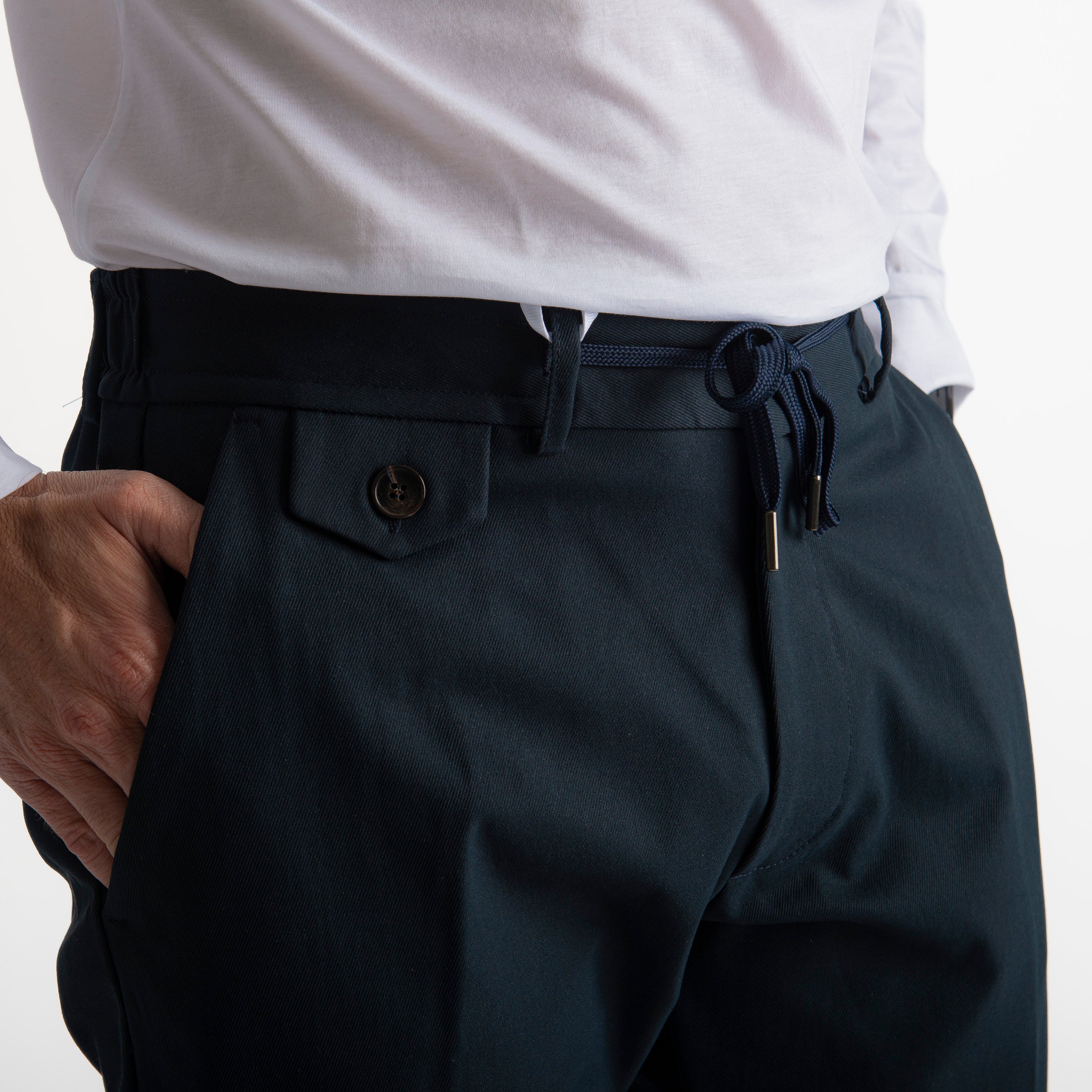 Pantalaccio Malta in Gabardina Blu
