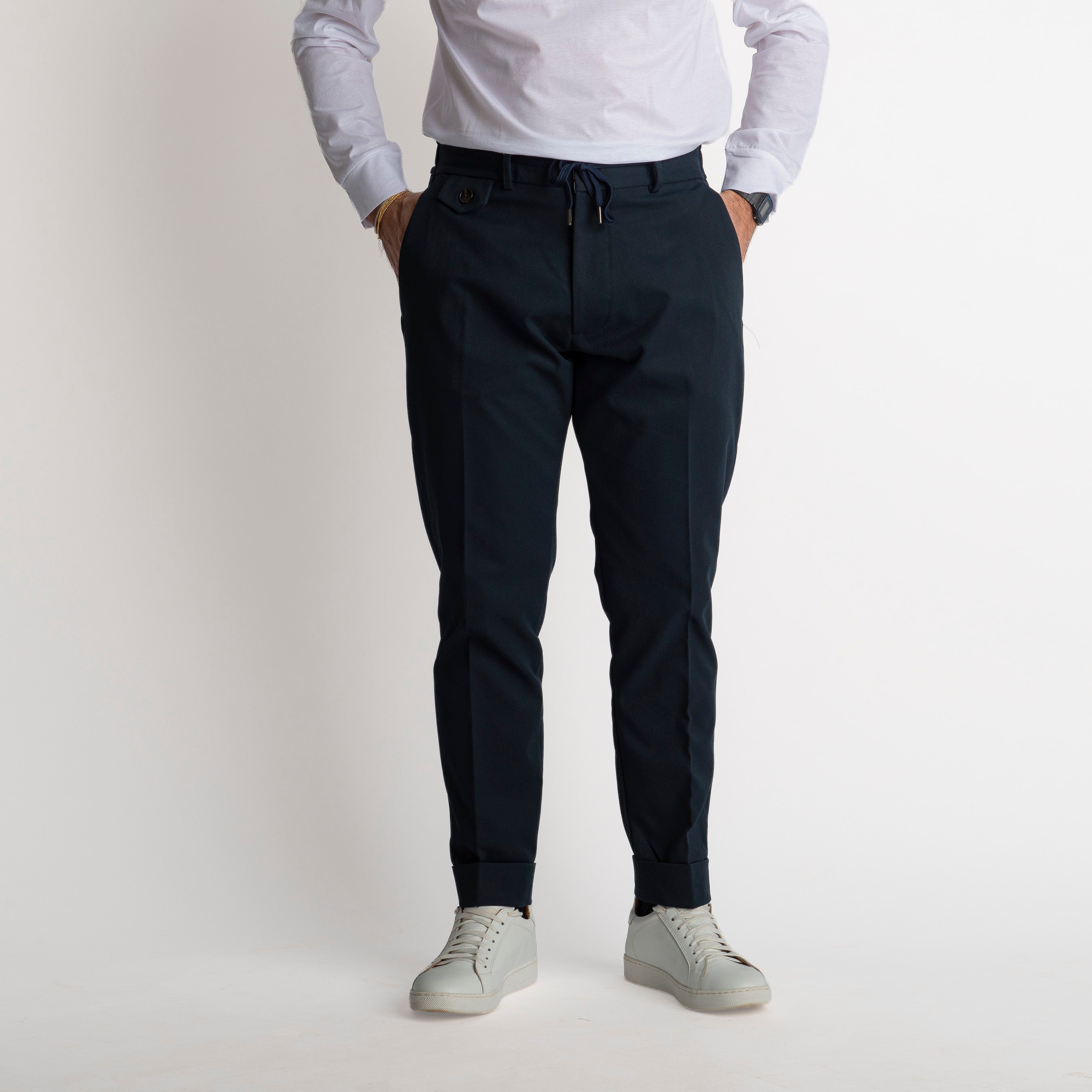 Pantalaccio Malta in Gabardina Blu