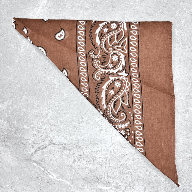 Bandana Texas Marrone