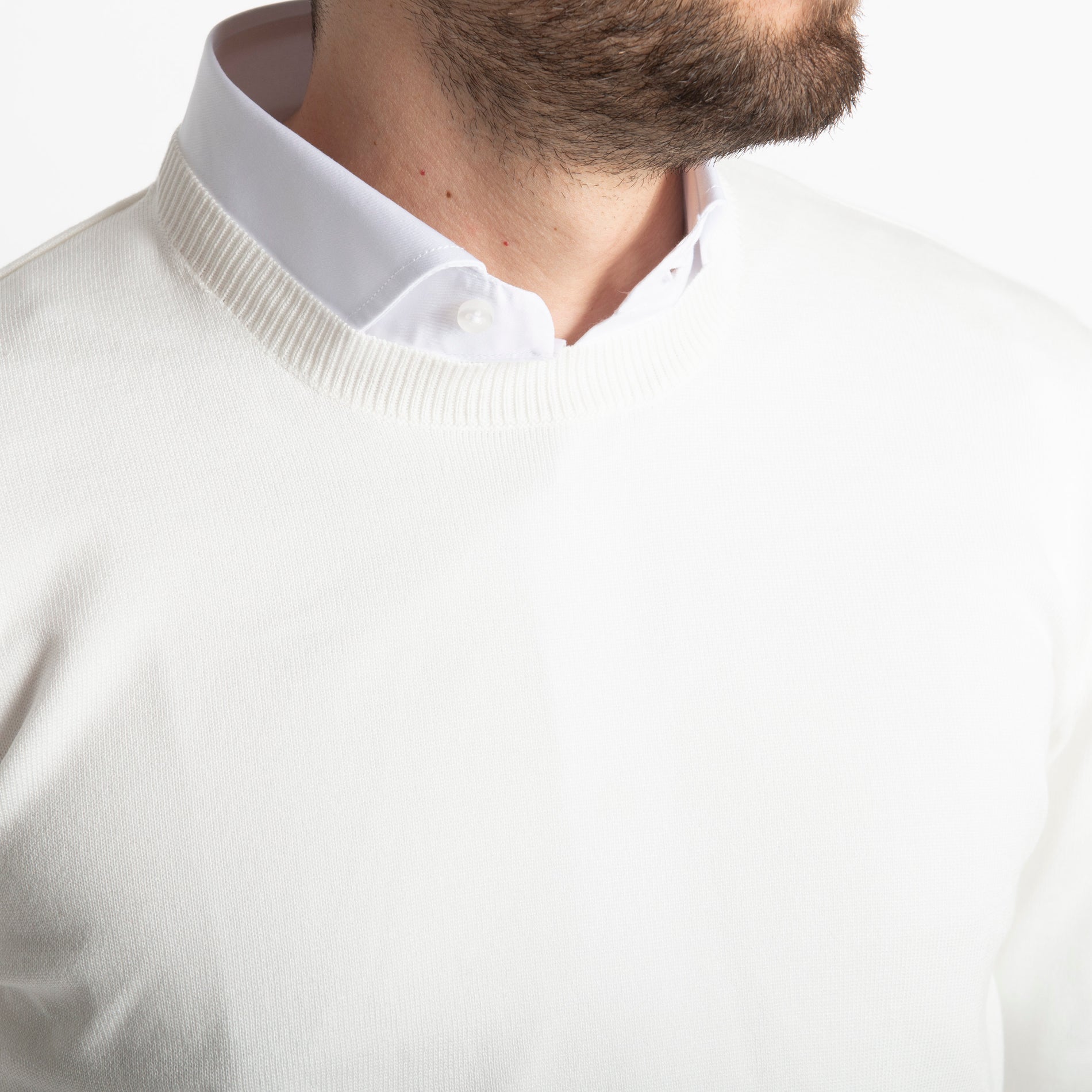 Maglioncino in Maglia MY866 Bianco