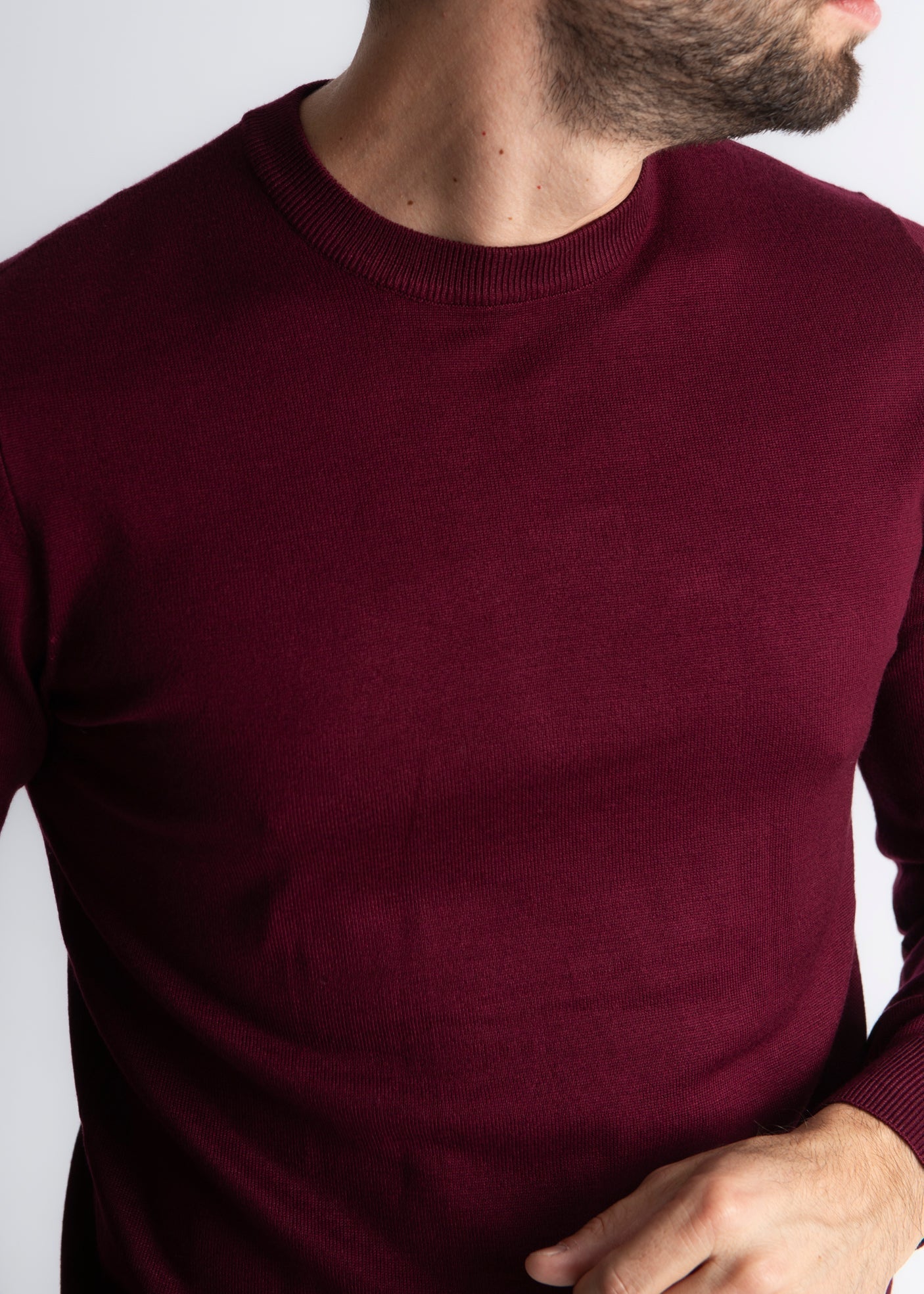 Maglioncino in Maglia MY866 Bordeaux