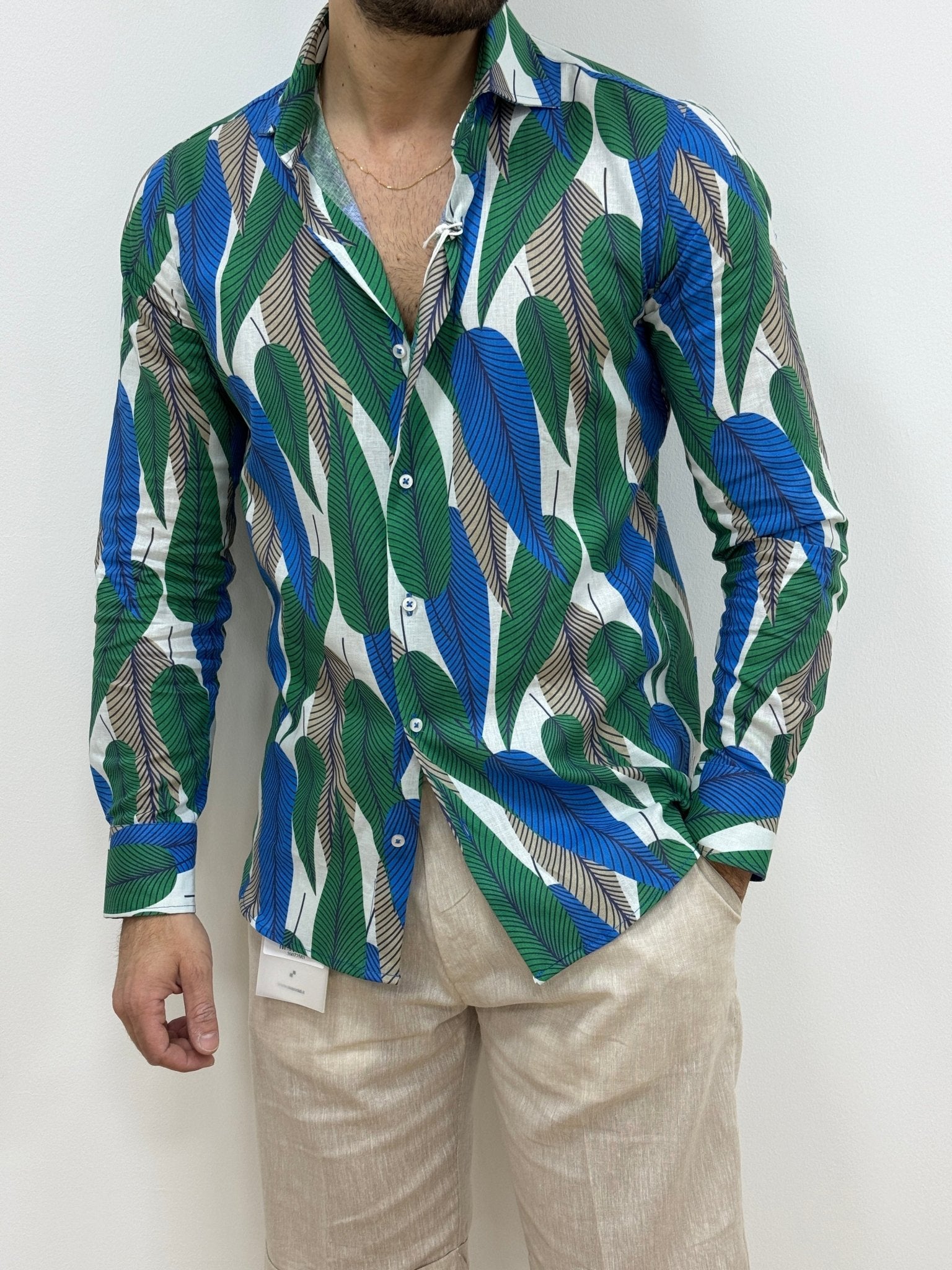 Camicia Uomo Lino Maldive - SEASON LAB