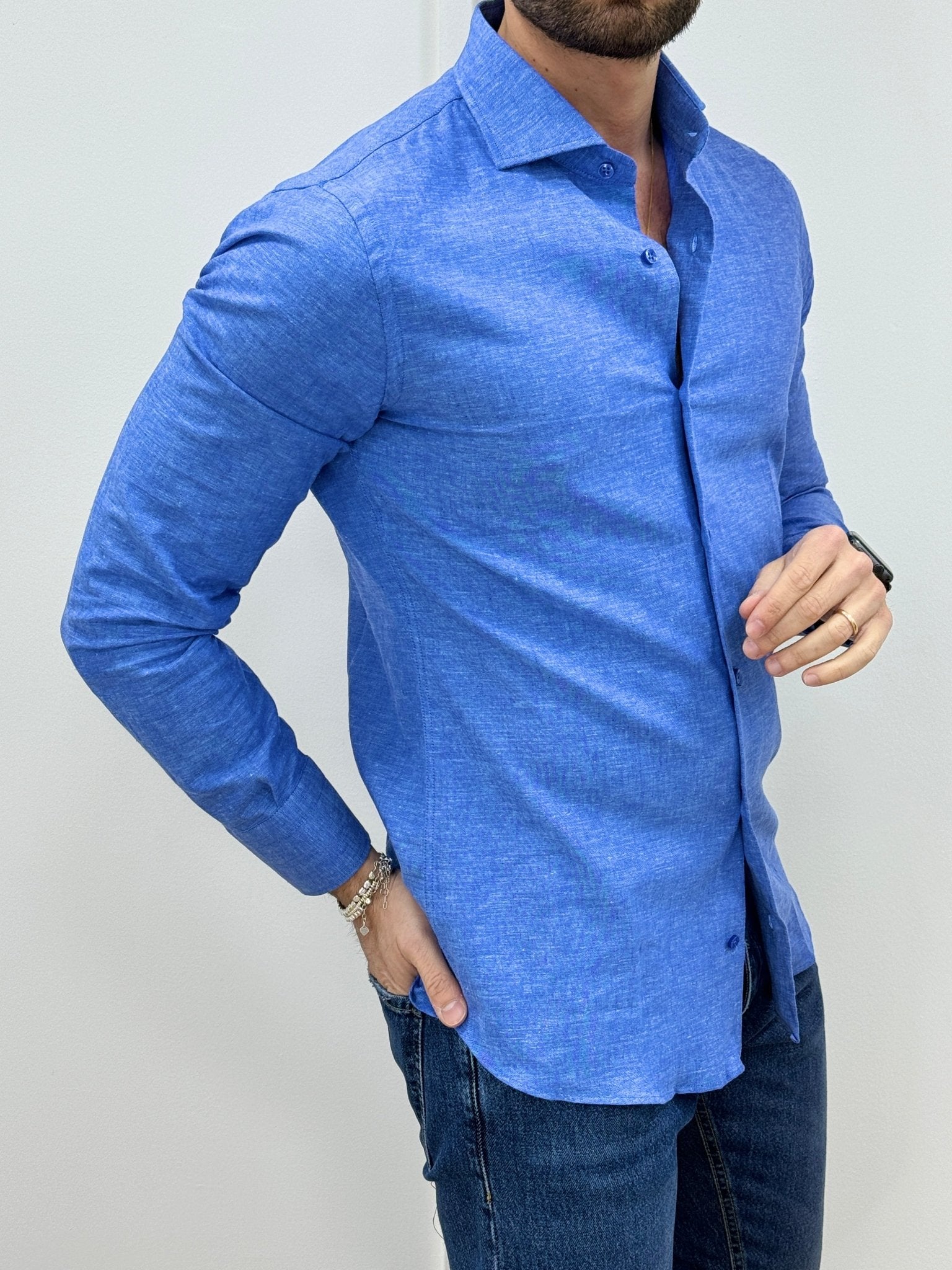 Camicia Uomo Lino Royal - SEASON LAB