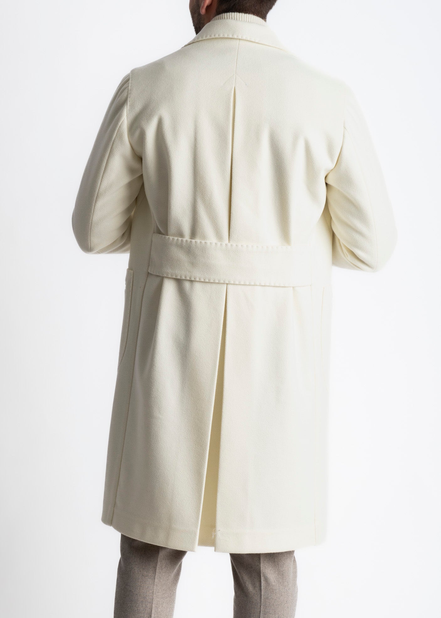 Cappotto Loden In Lana Panna - SEASON LAB