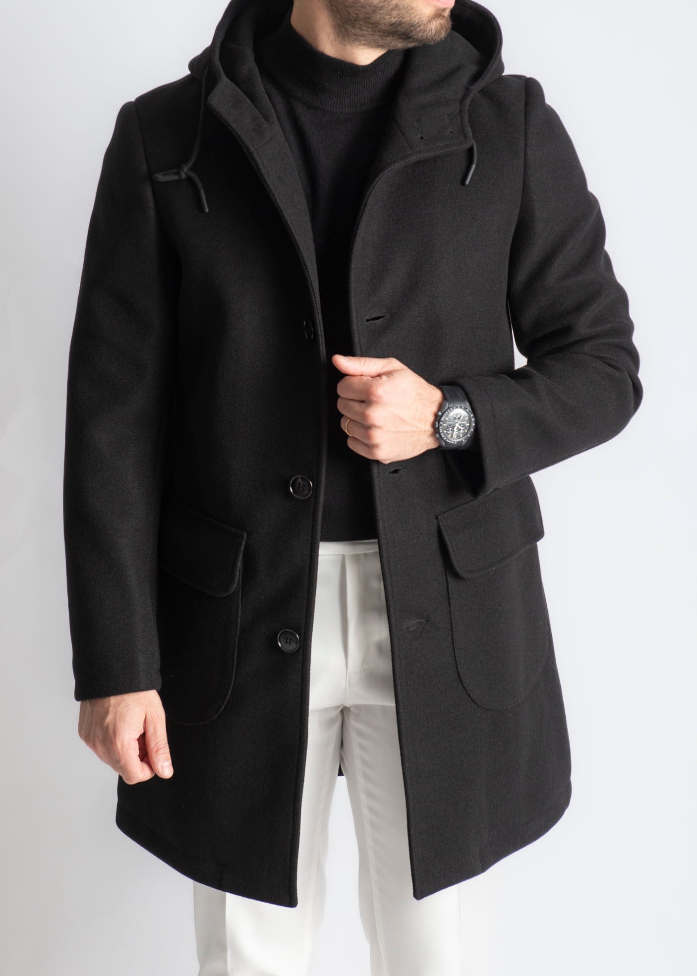 Cappotto Montgomery Nero - SEASON LAB