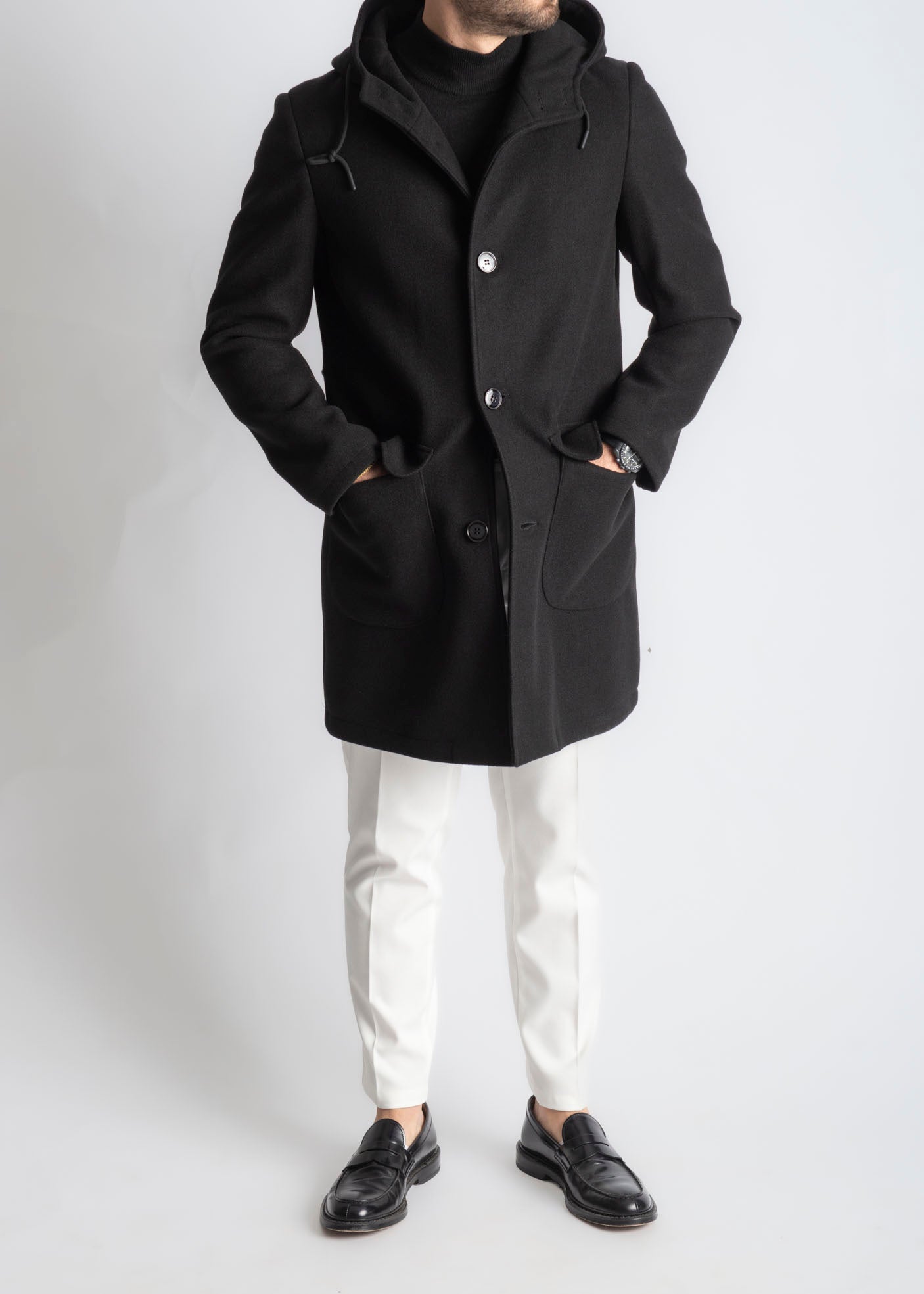 Cappotto Montgomery Nero - SEASON LAB