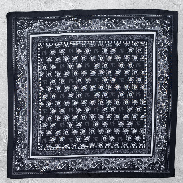 Foulard Dark Paisley in Seta